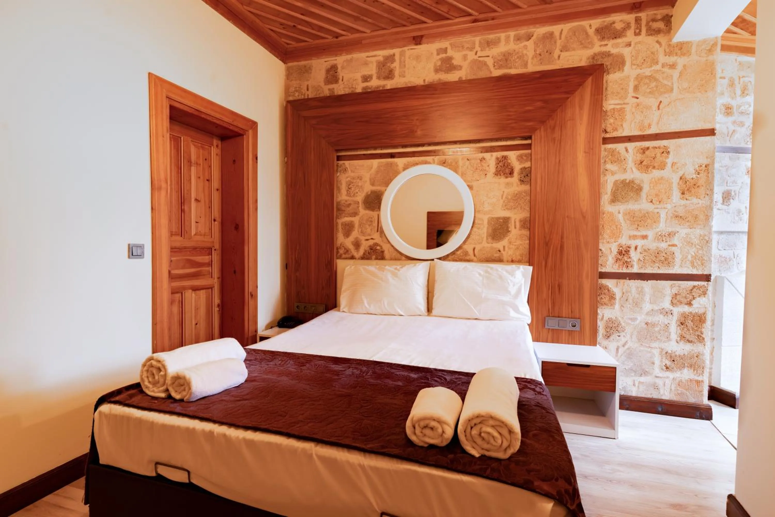 Bed in Bacchus Pension