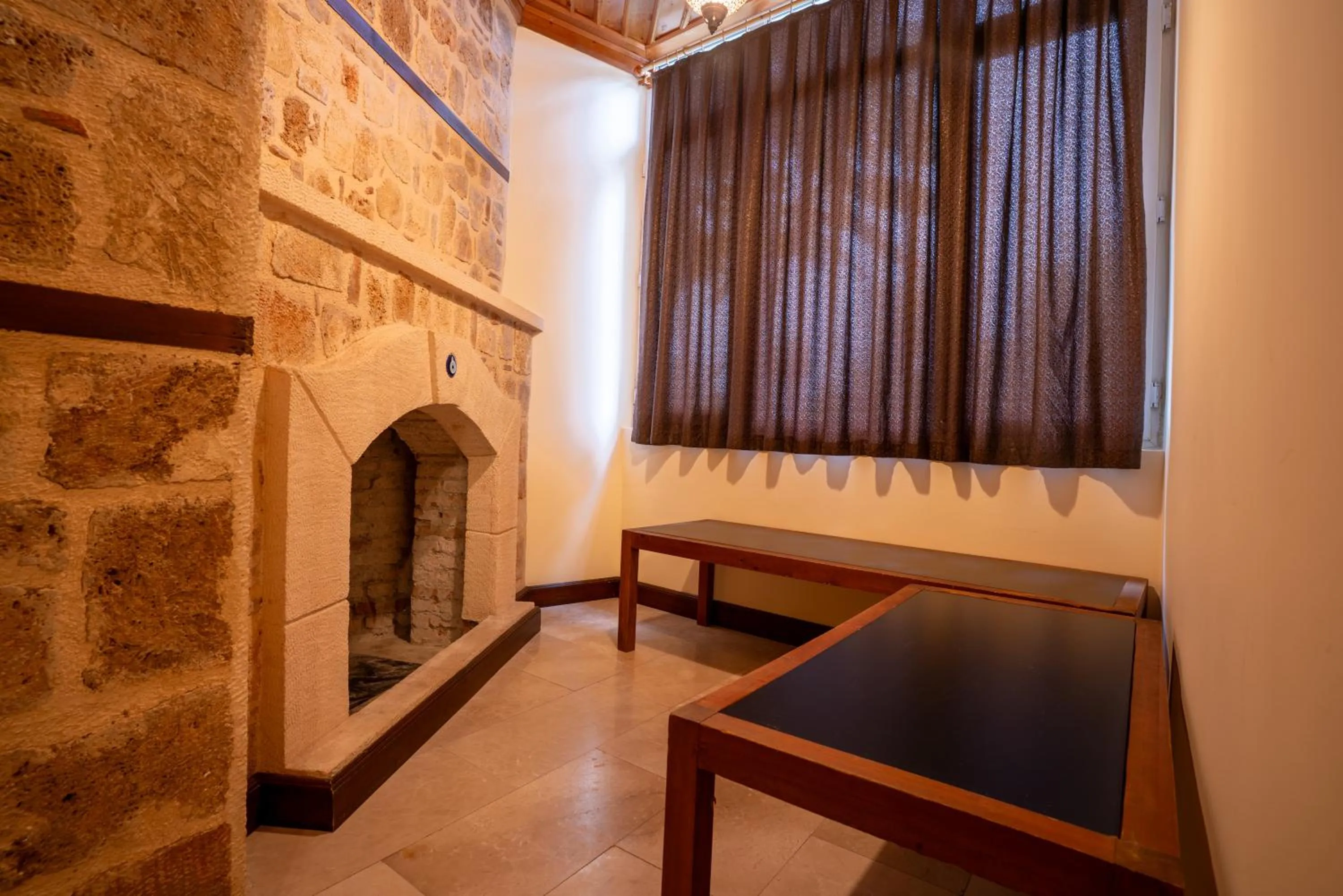 Seating area in Bacchus Pension