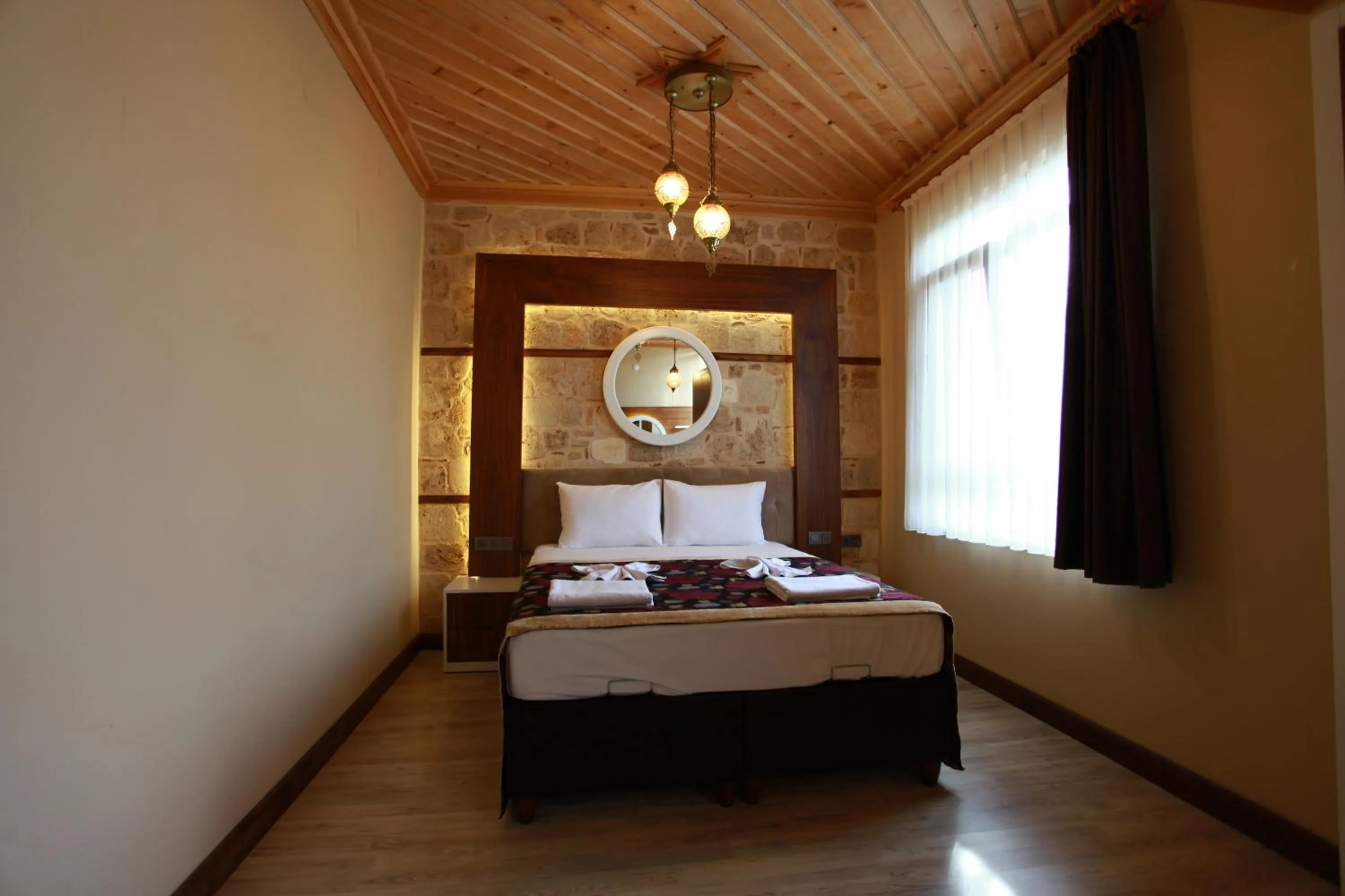 Bed in Bacchus Pension