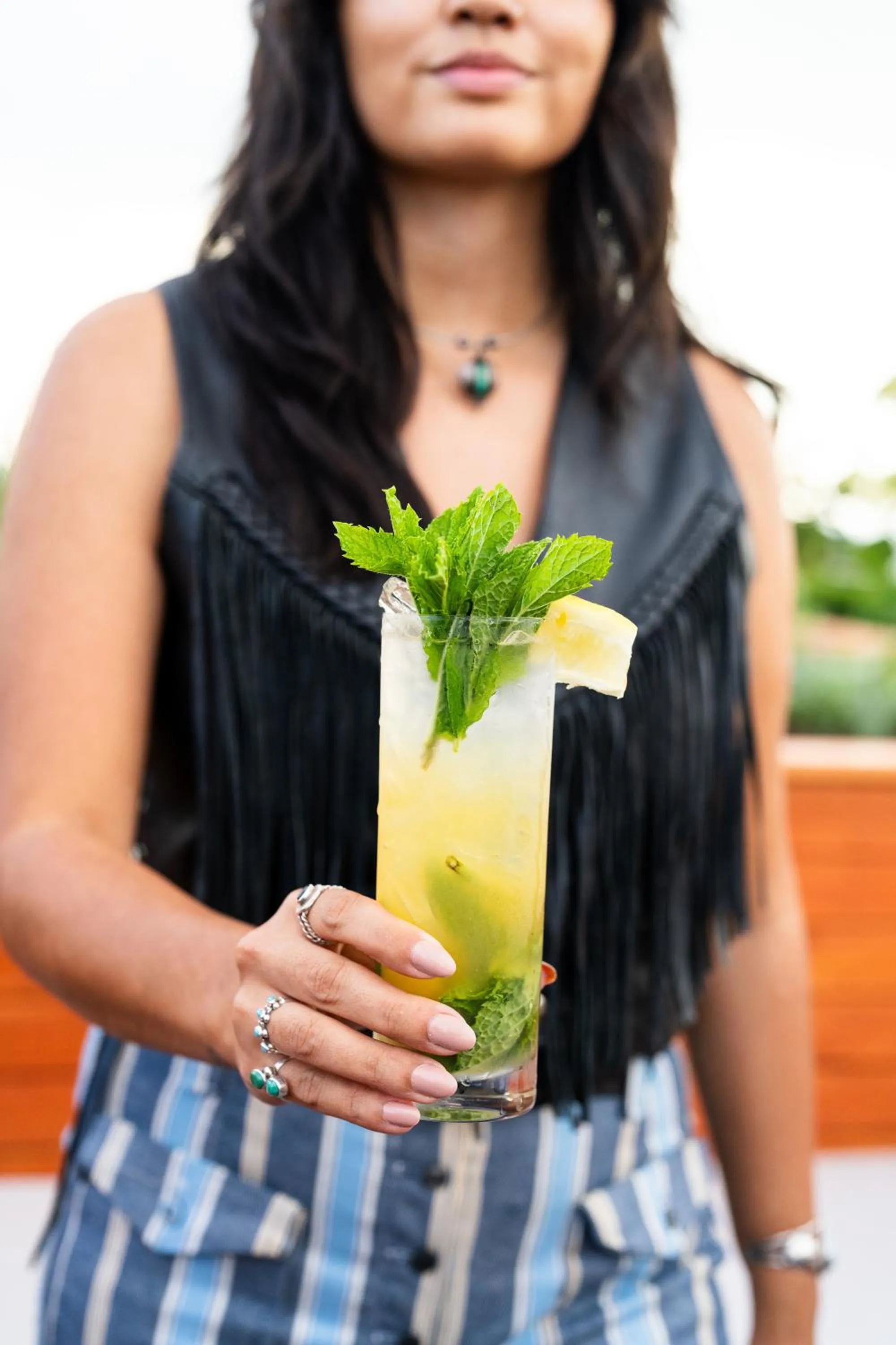 Drinks in Waymore's Guest House