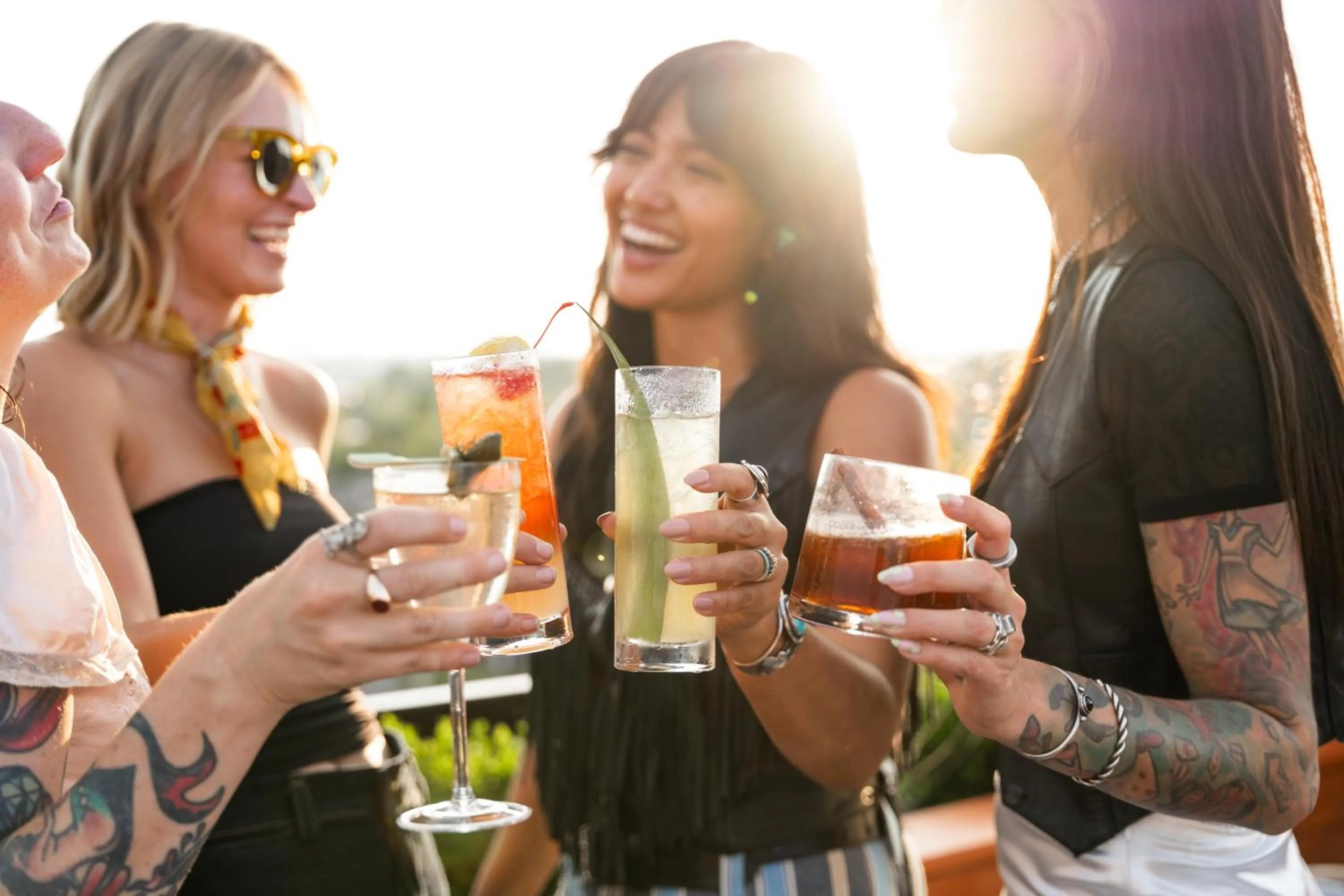 Drinks in Waymore's Guest House