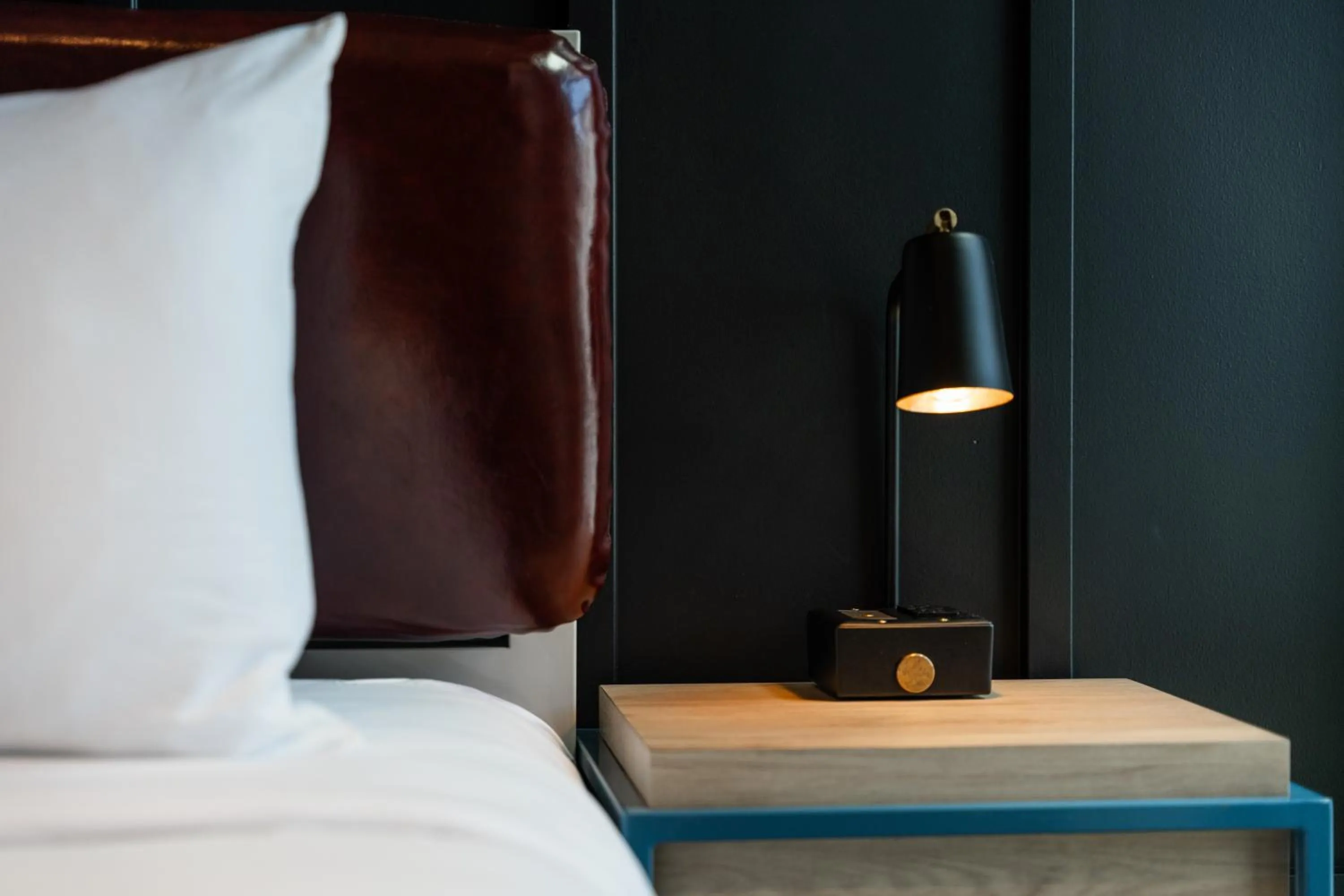 Bed in Waymore's Guest House