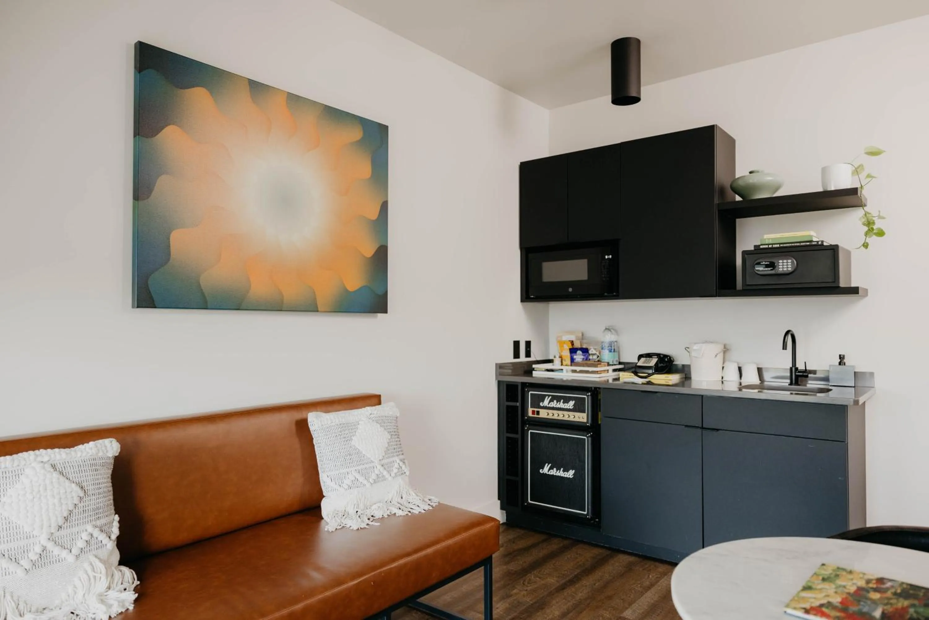 Living room in Waymore's Guest House