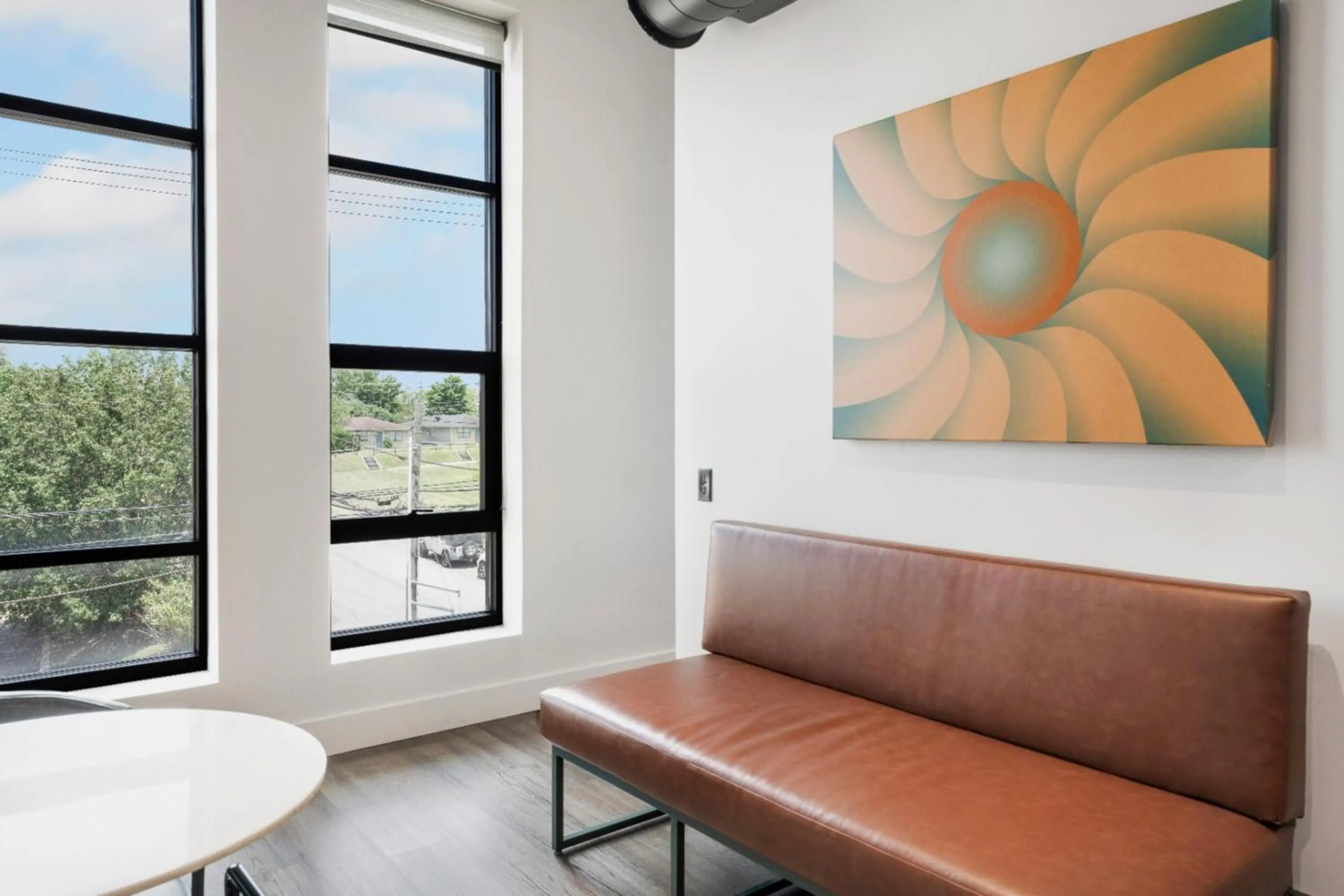 Seating area in Waymore's Guest House