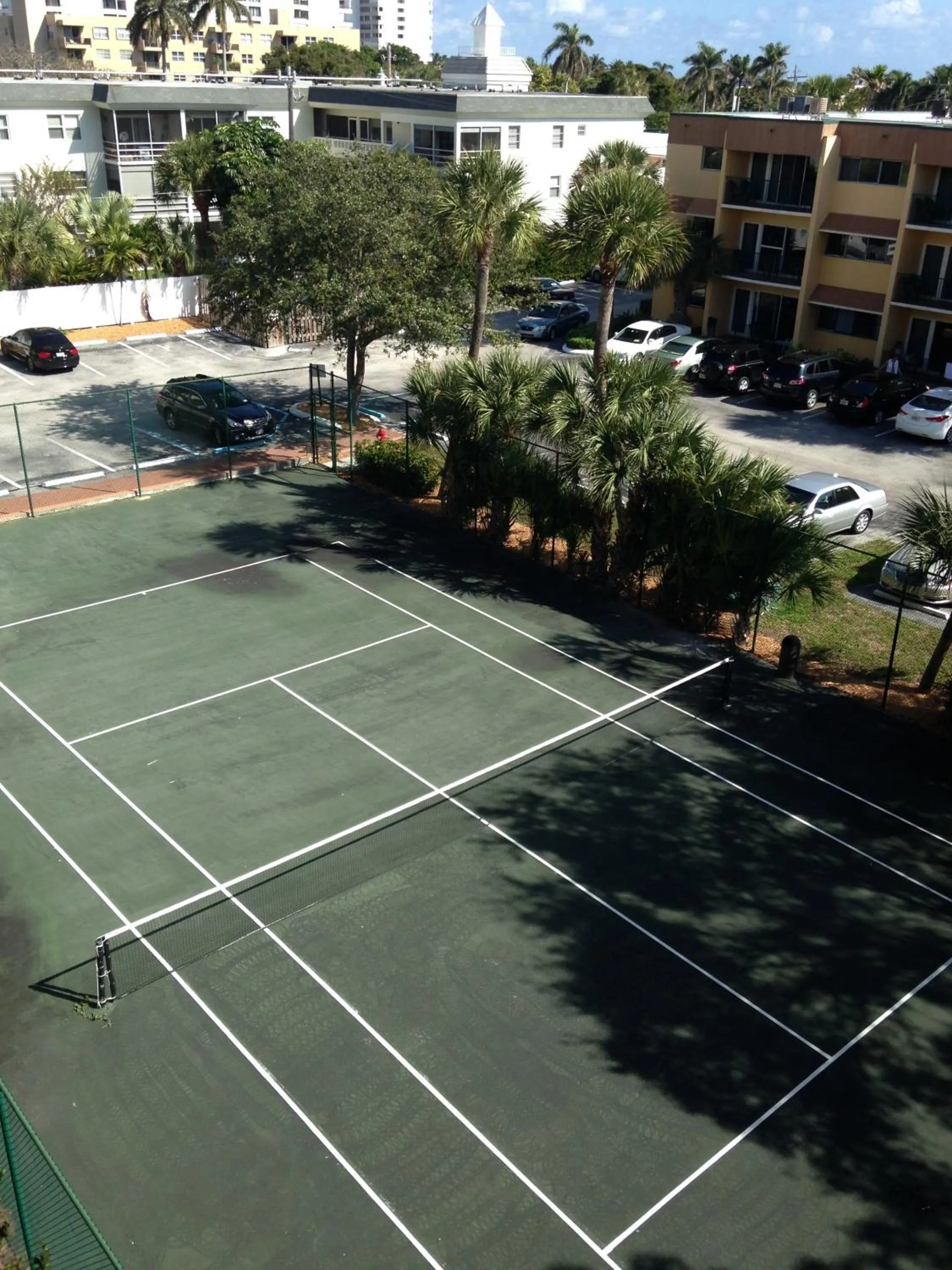 Tennis court in Surfsider Resort - A Timeshare Resort