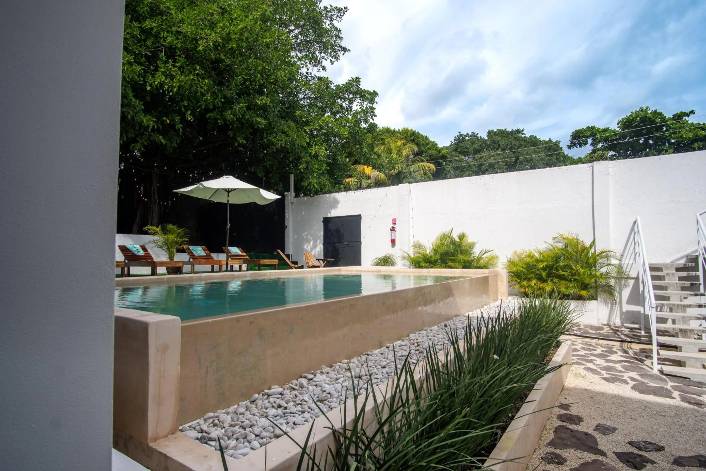 Swimming pool in La Quinta Caribeña