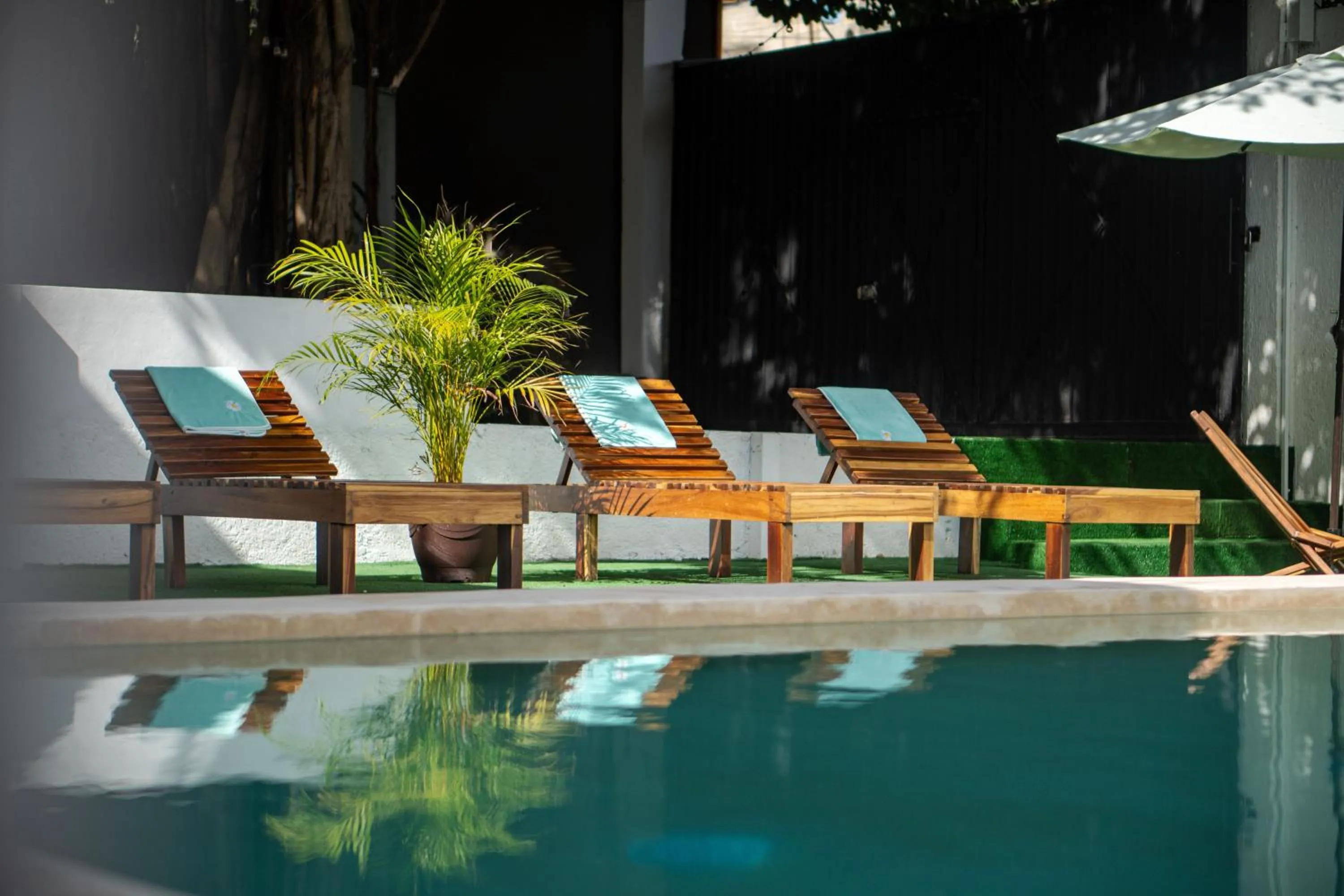 Swimming pool in La Quinta Caribeña
