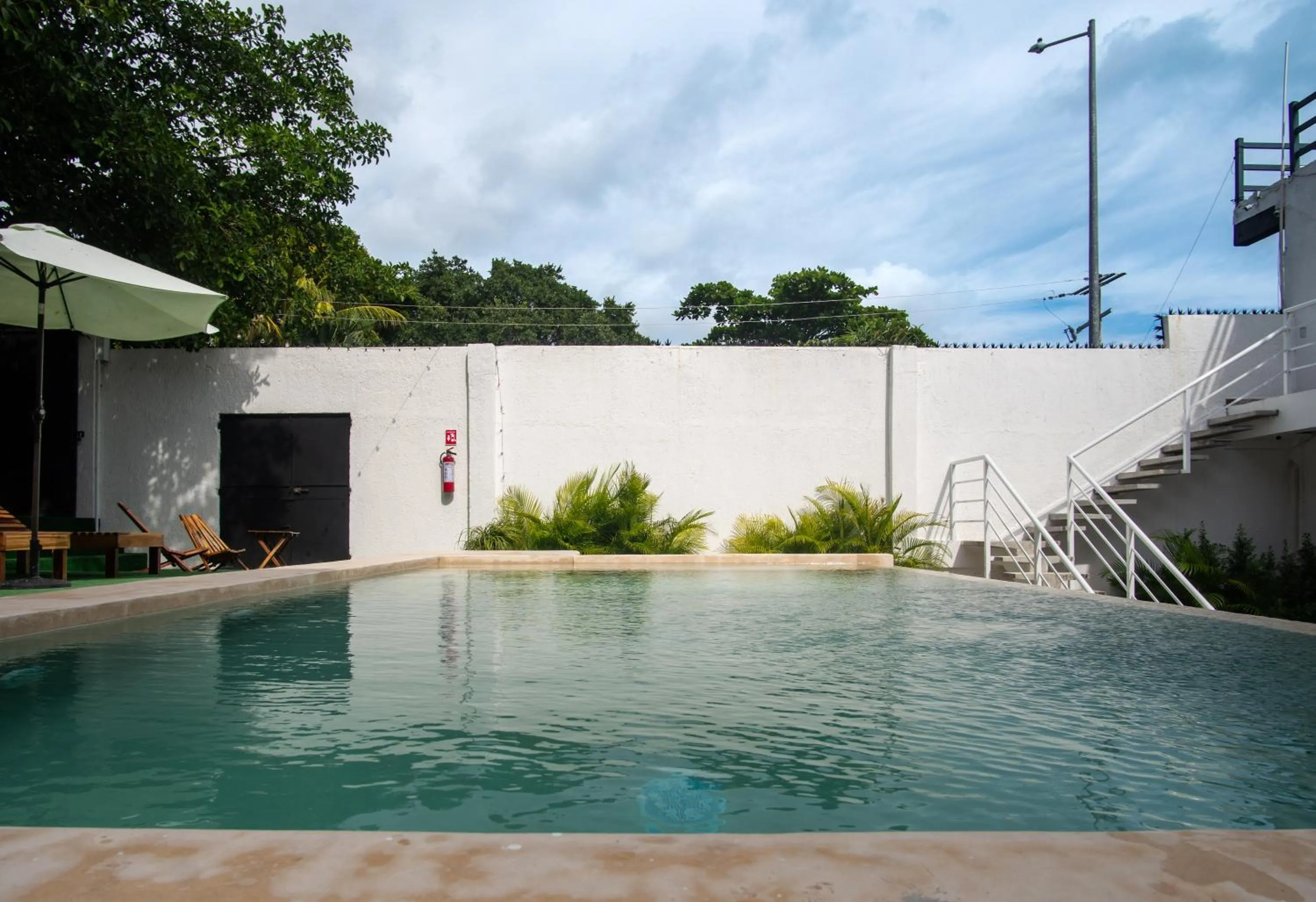 Swimming pool in La Quinta Caribeña