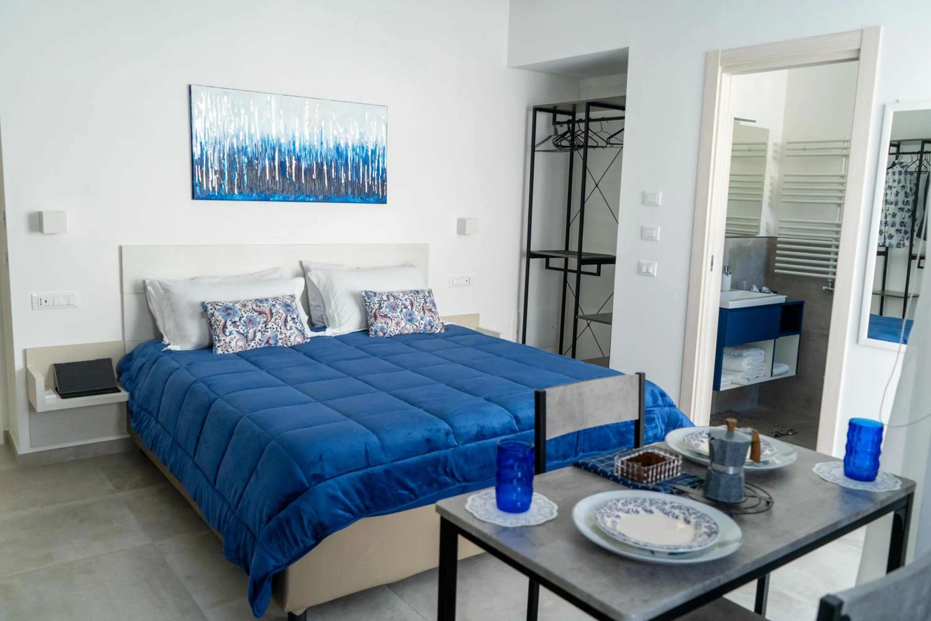 Bed in Delphi Soggiorni Romantic Suites with Private Terrace - Ischia Porto