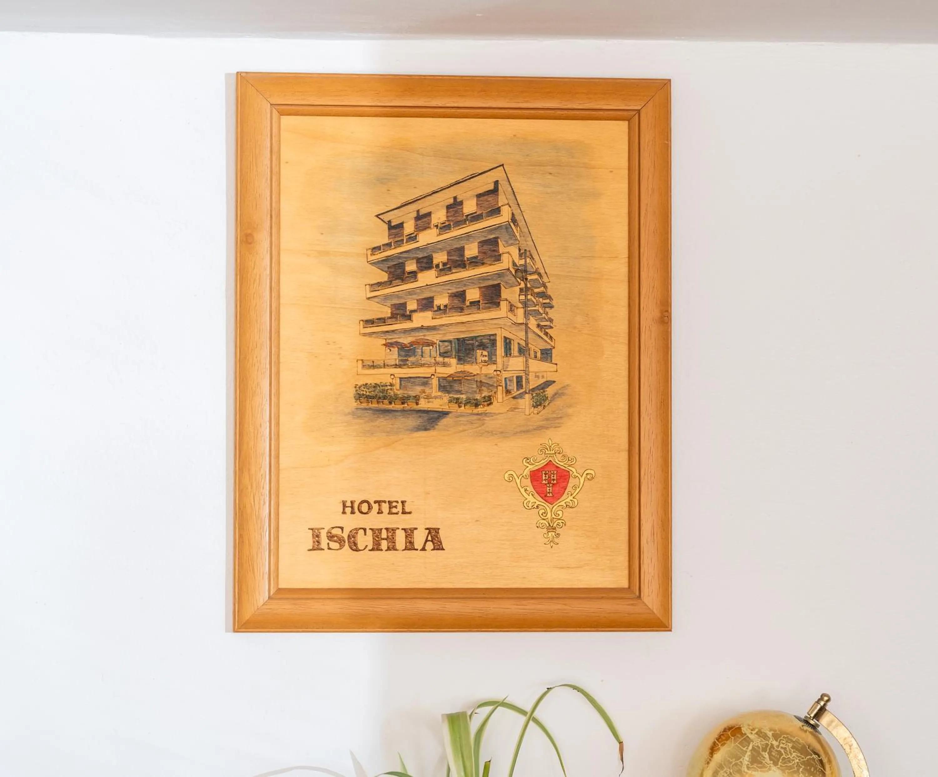 Decorative detail in Hotel Ischia