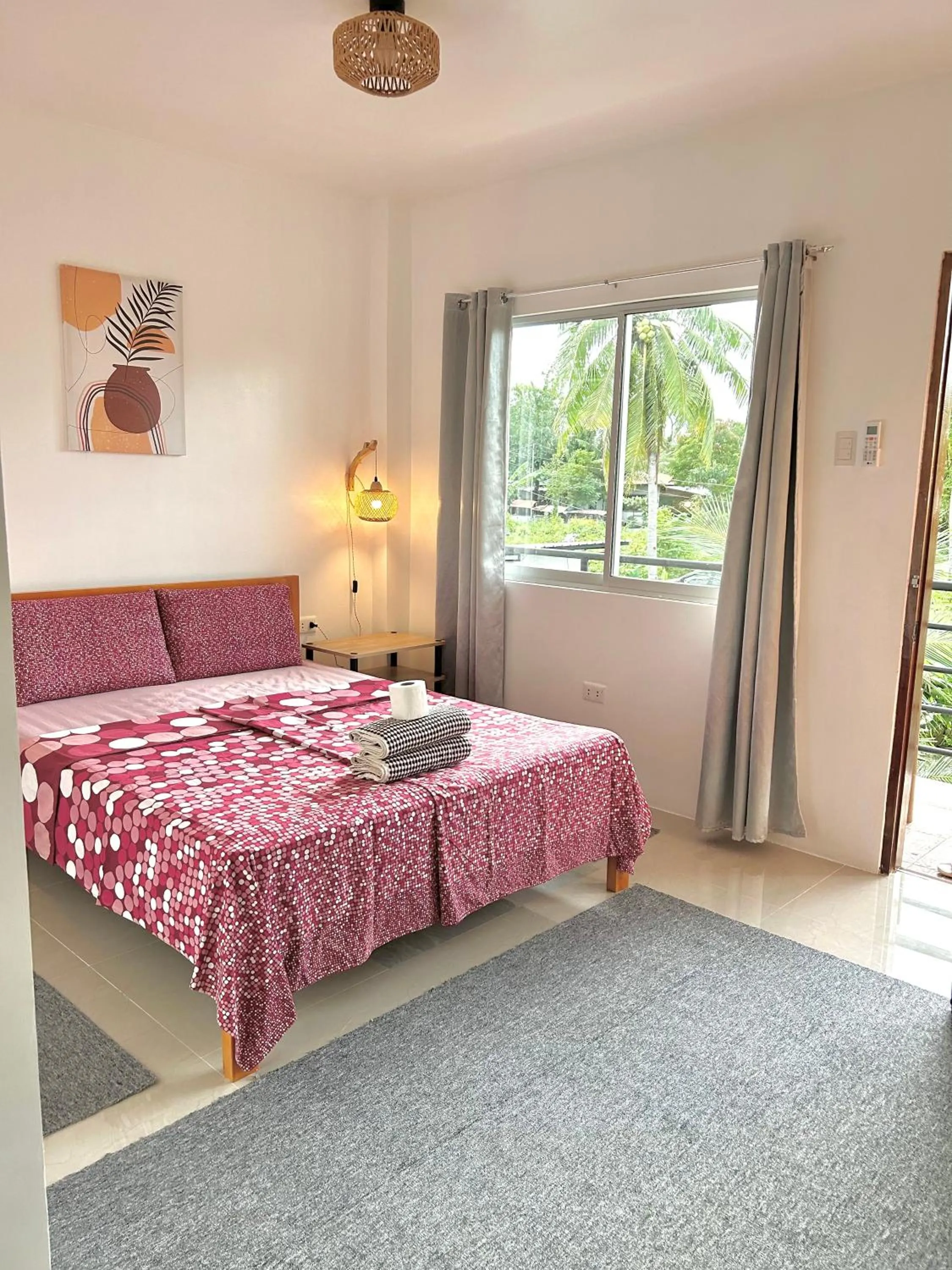 Bed in Coconut Inn Moalboal