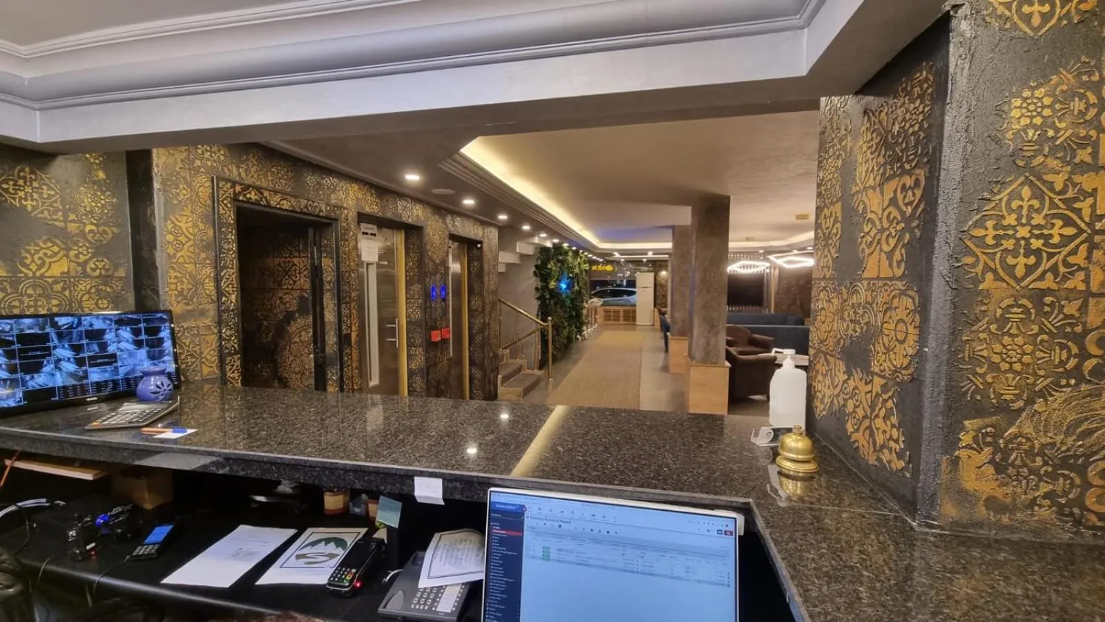 Lobby or reception in Rhisos Gold Otel