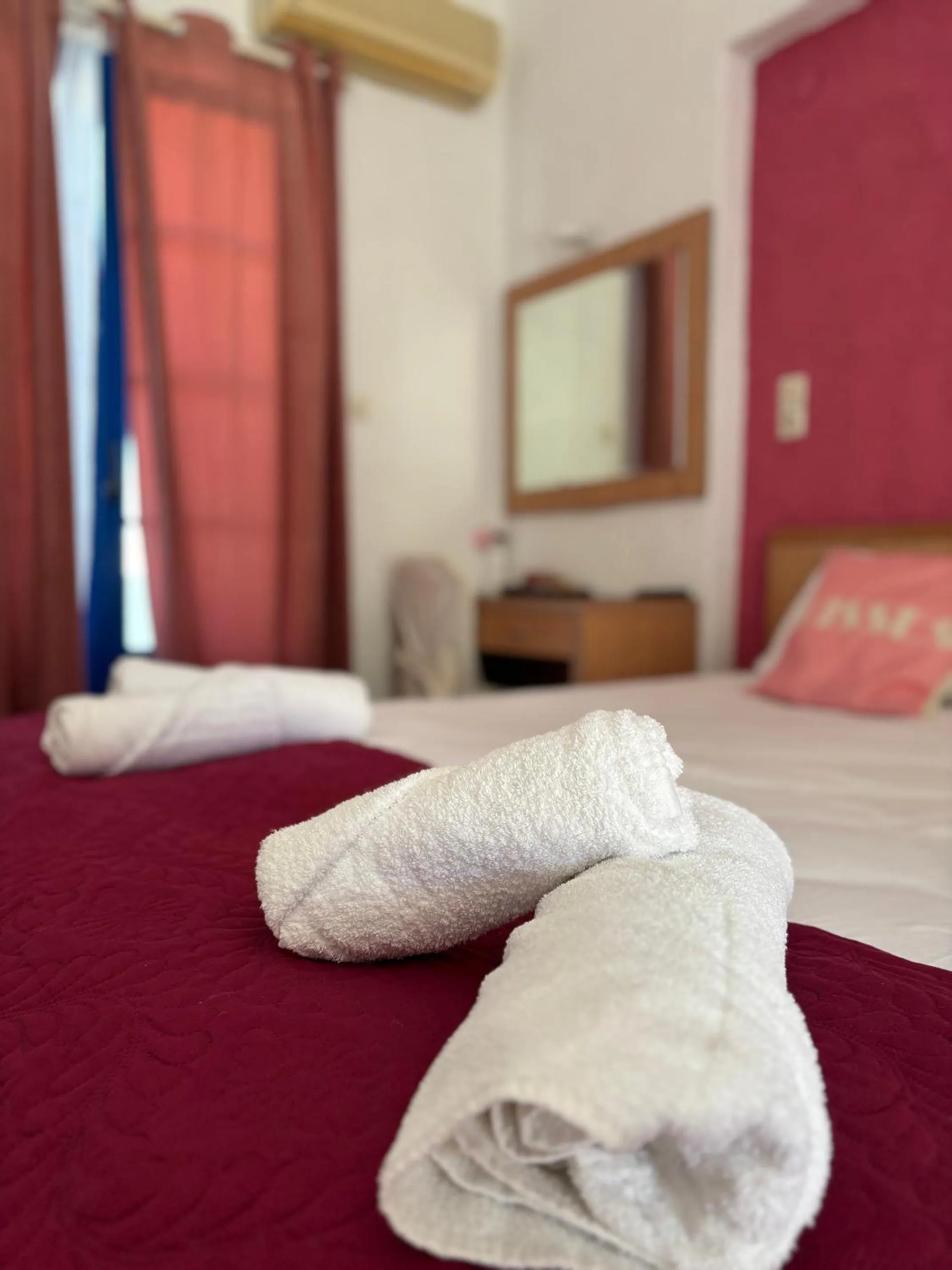 Bed in Athina Studios