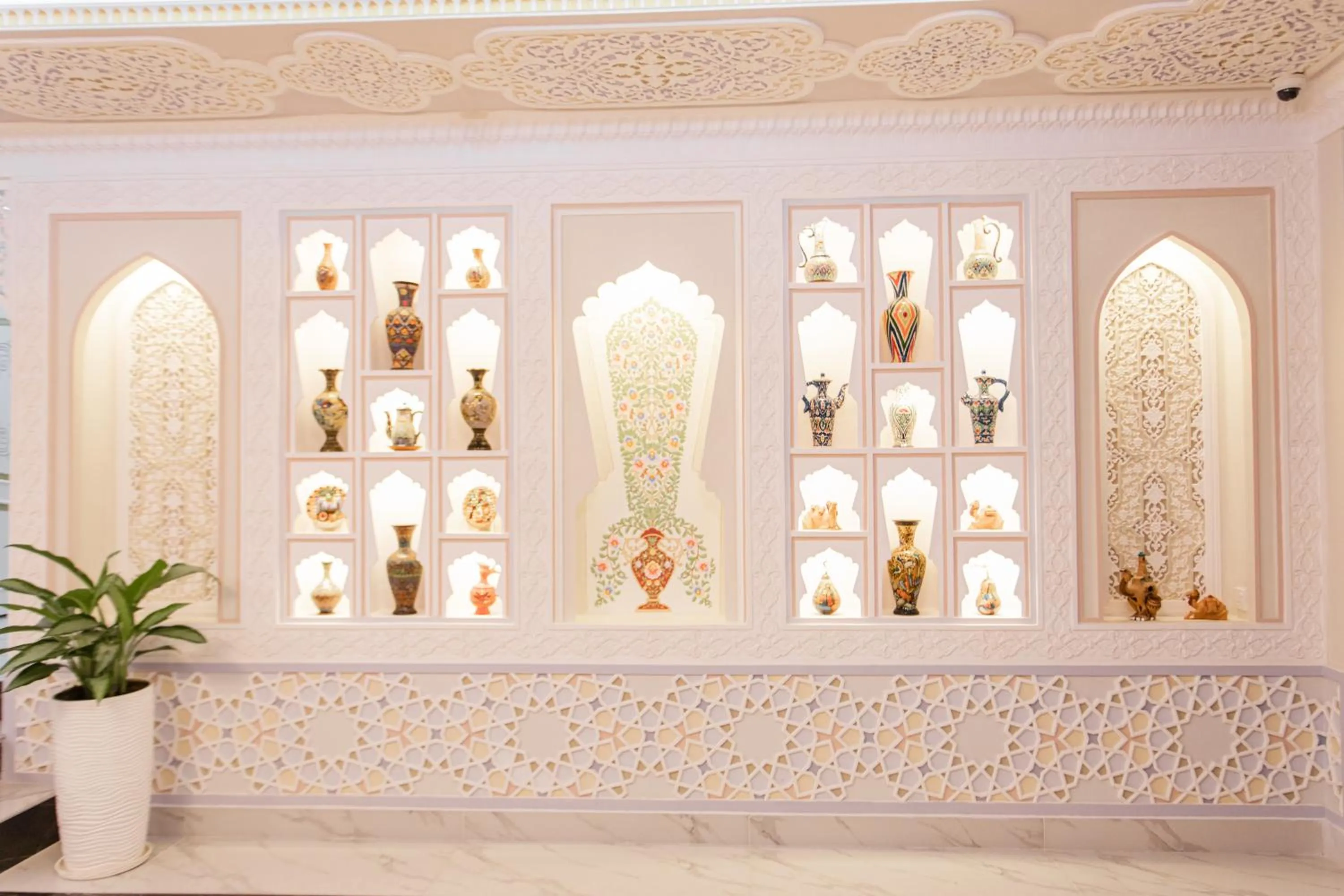 Property building in Gur Emir Palace boutique hotel