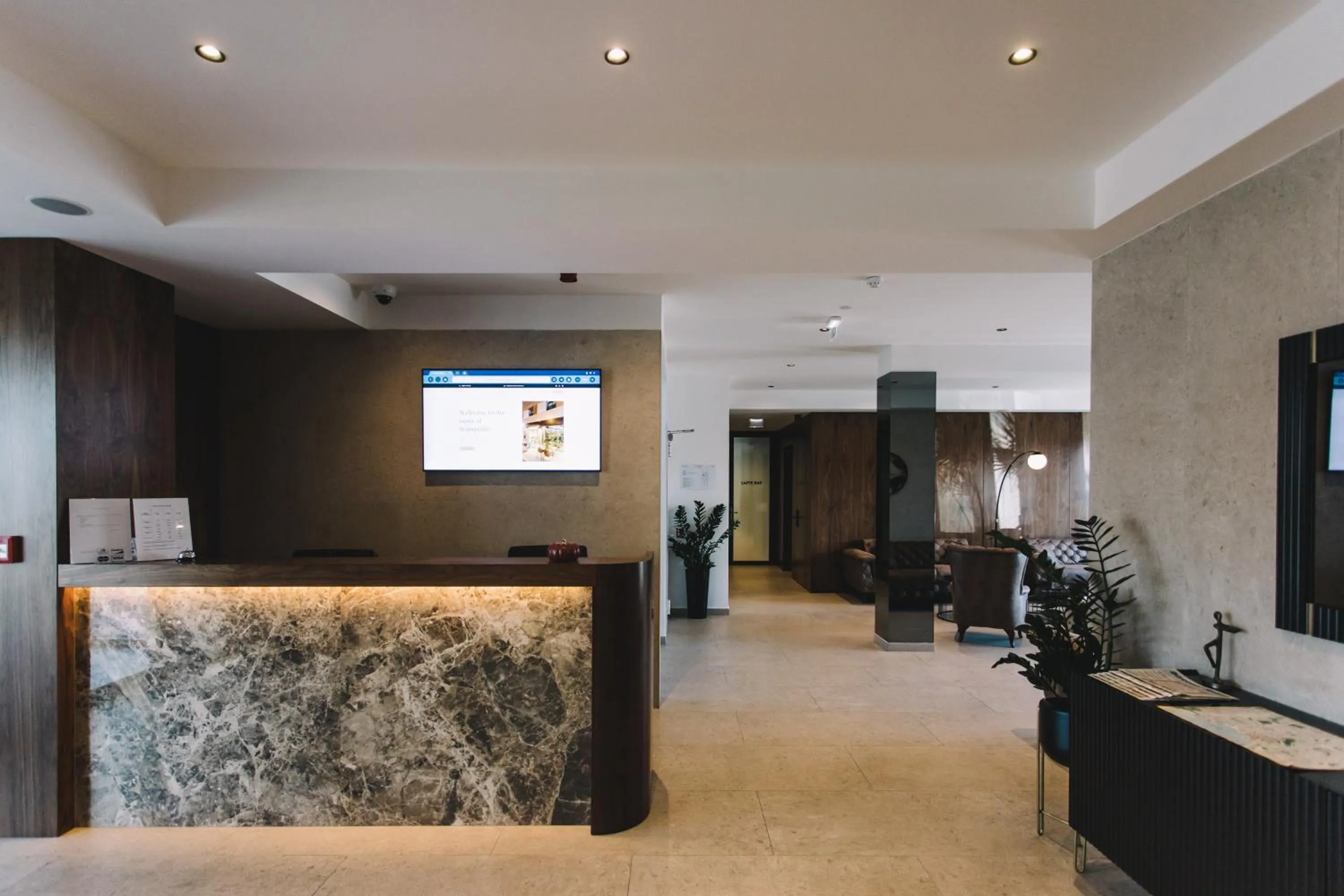 Lobby or reception in Hotel Batuda
