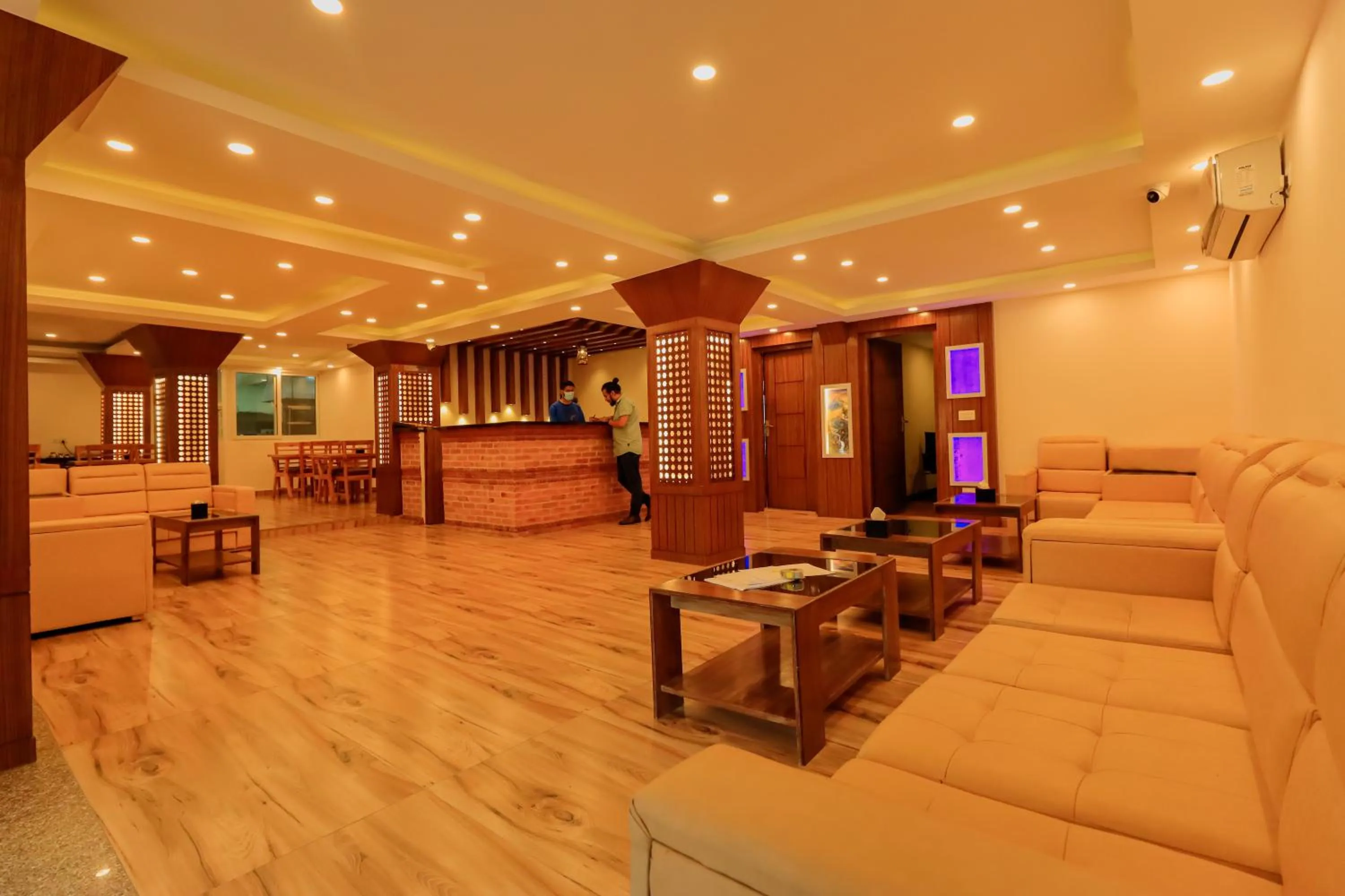 Lobby or reception in Kathmandu Aagantuk Hotel