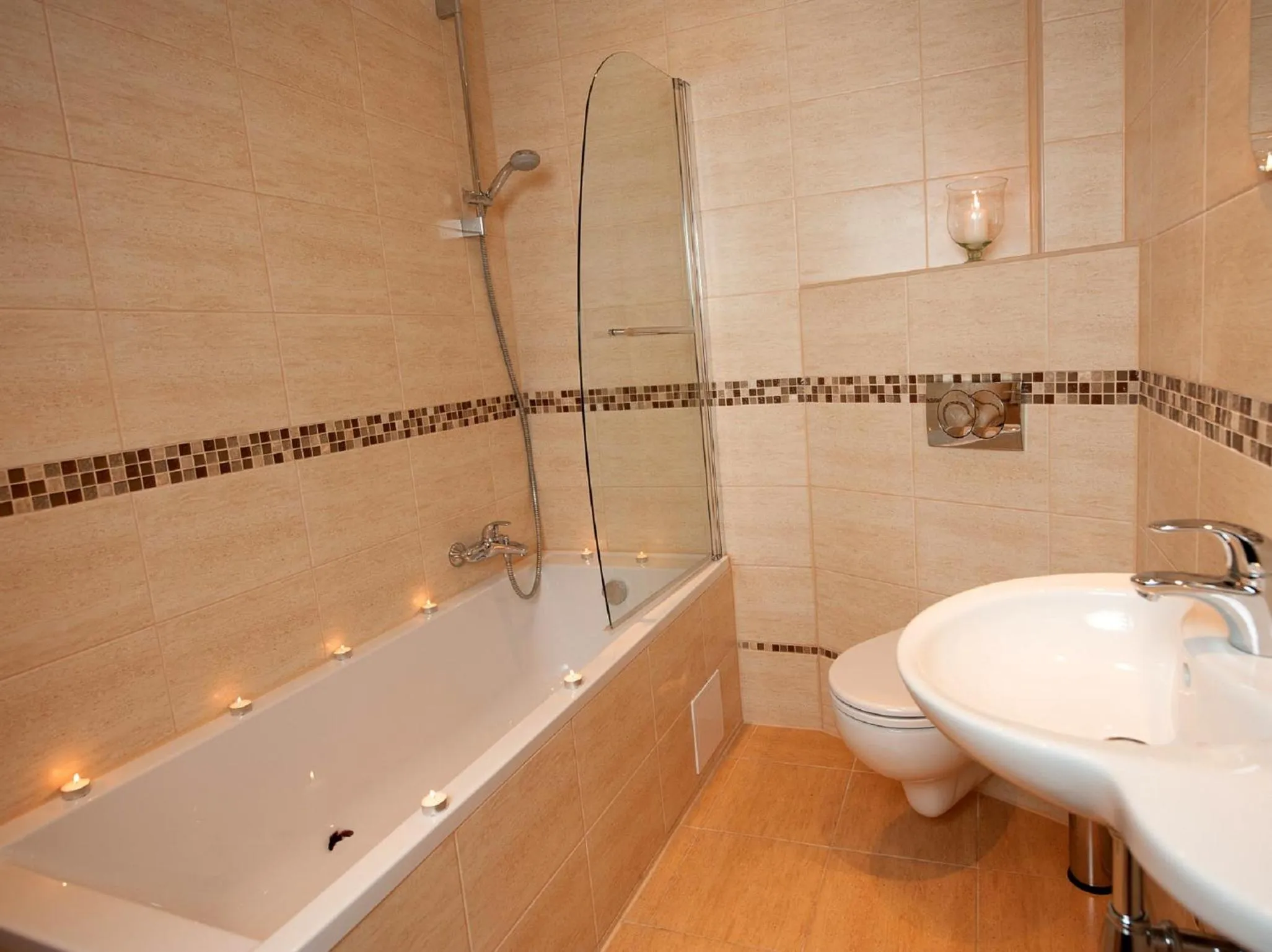 Bathroom in Hotel Arkadia