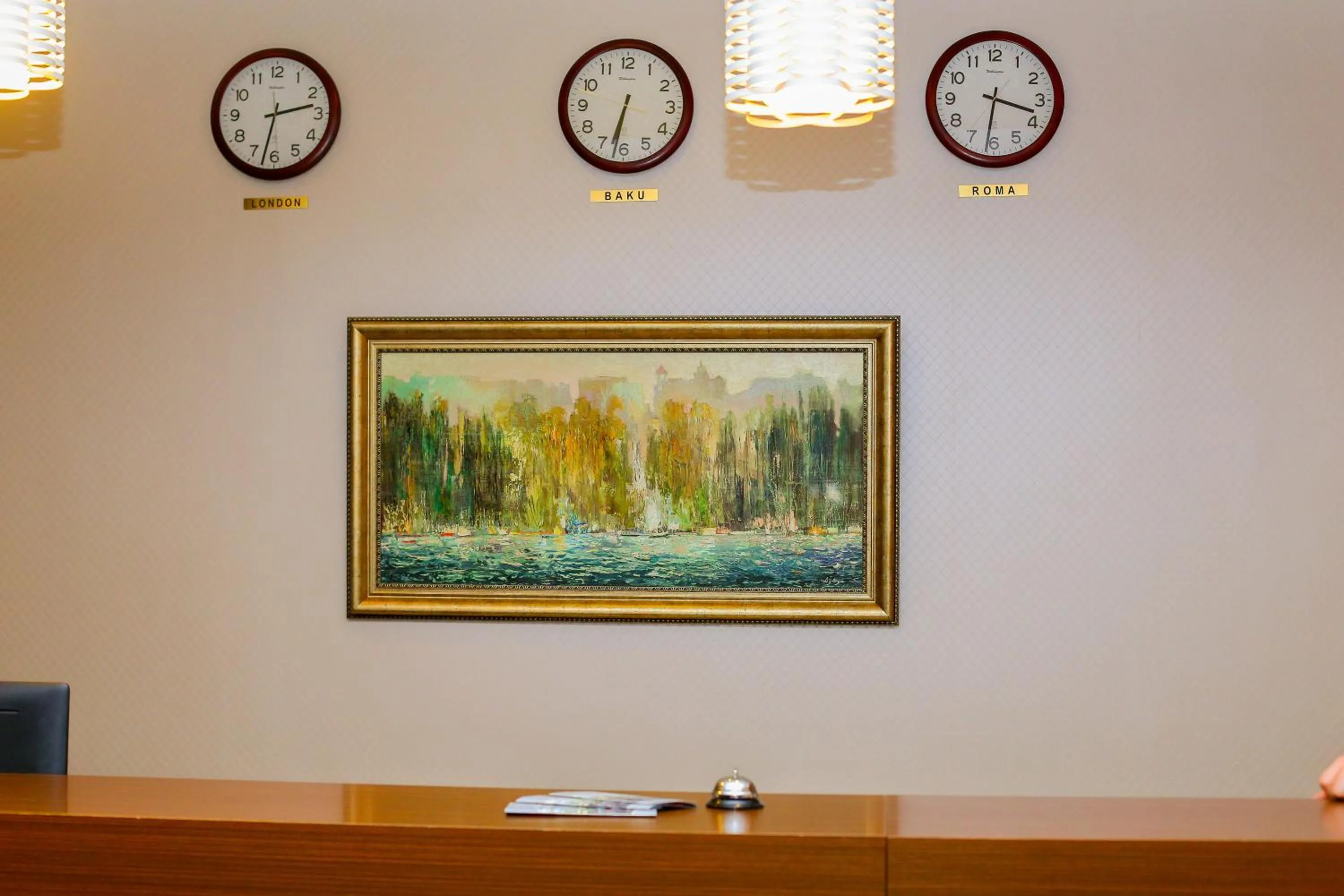 Property building in Central Park Baku