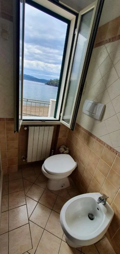 Bathroom in Appartamenti Villa Miramare