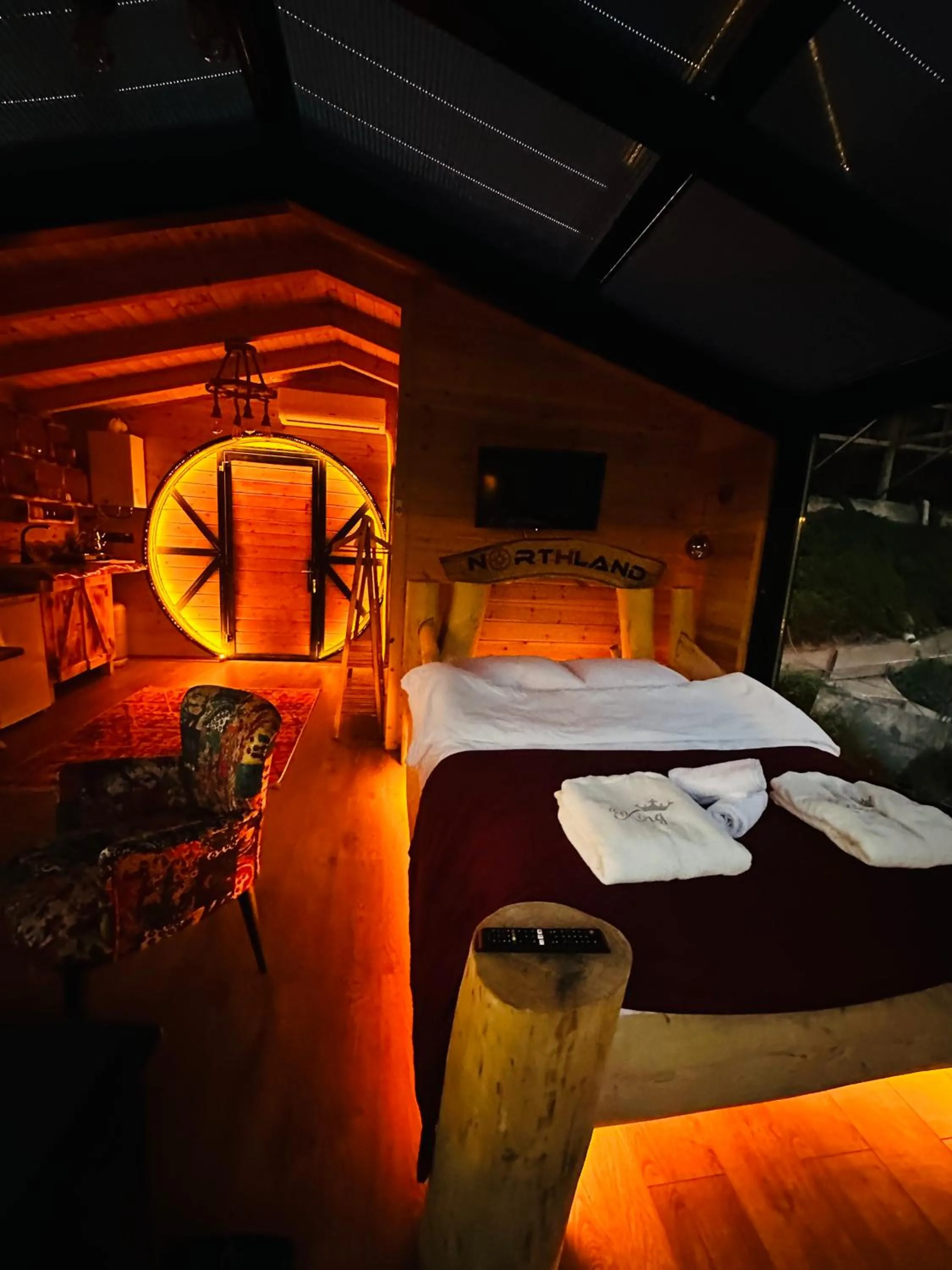 Bed in Northland Bungalows