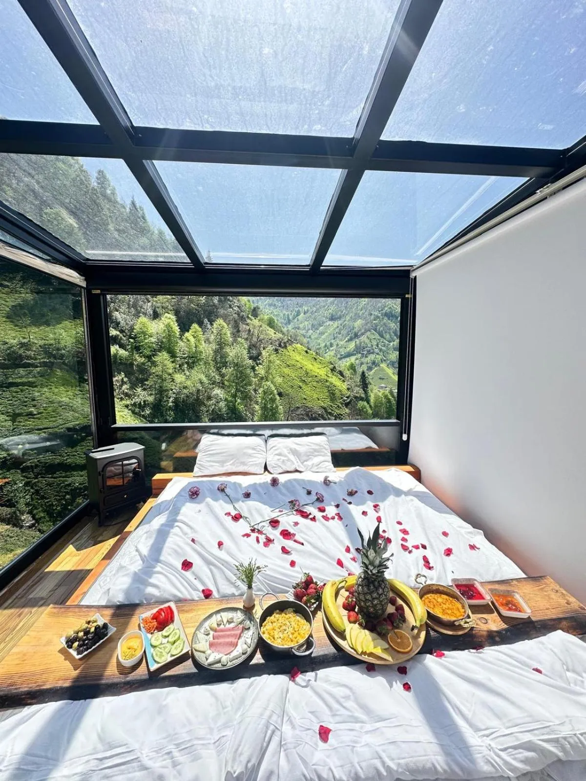 Bed in Northland Bungalows