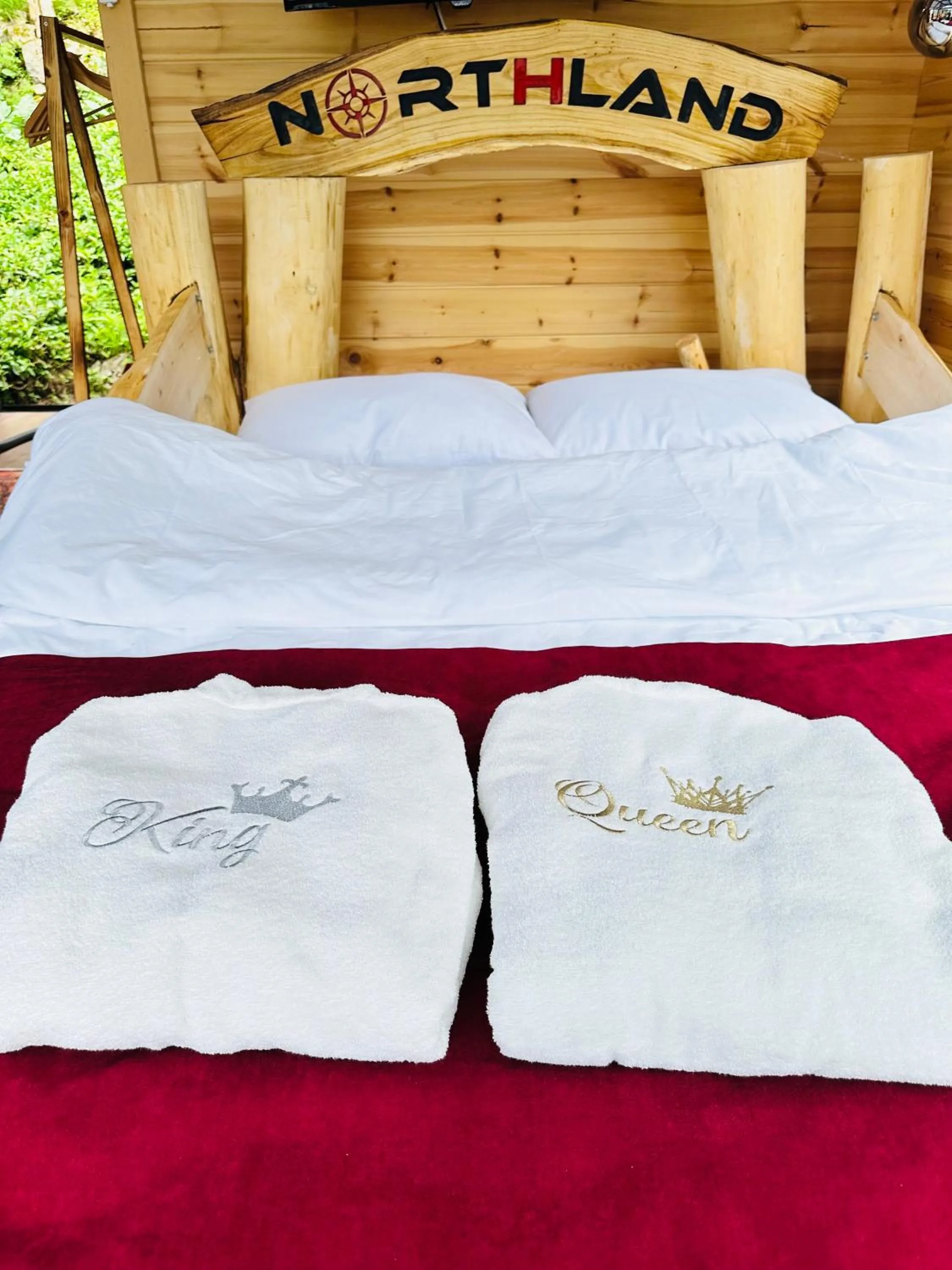 Bed in Northland Bungalows