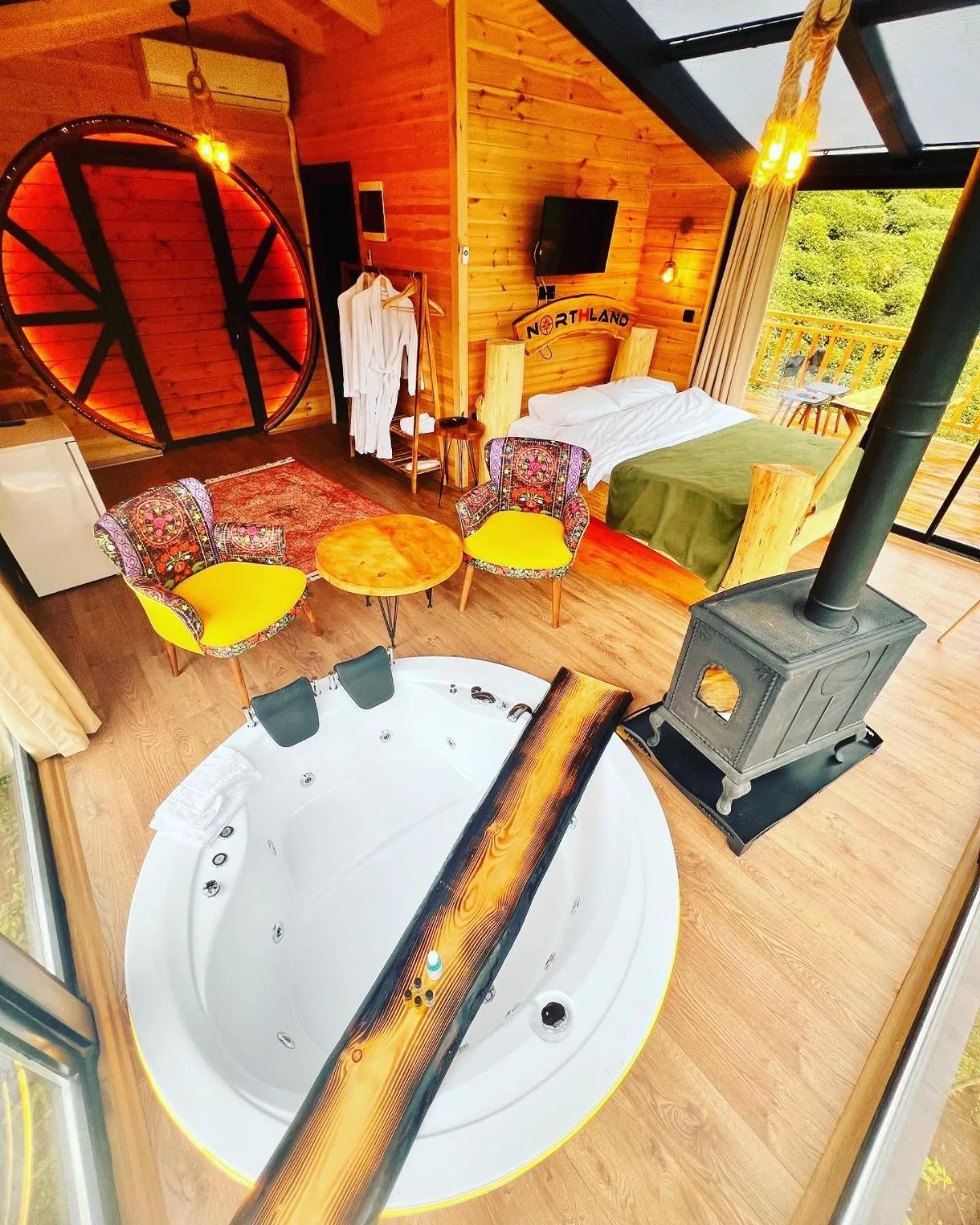 Bed in Northland Bungalows