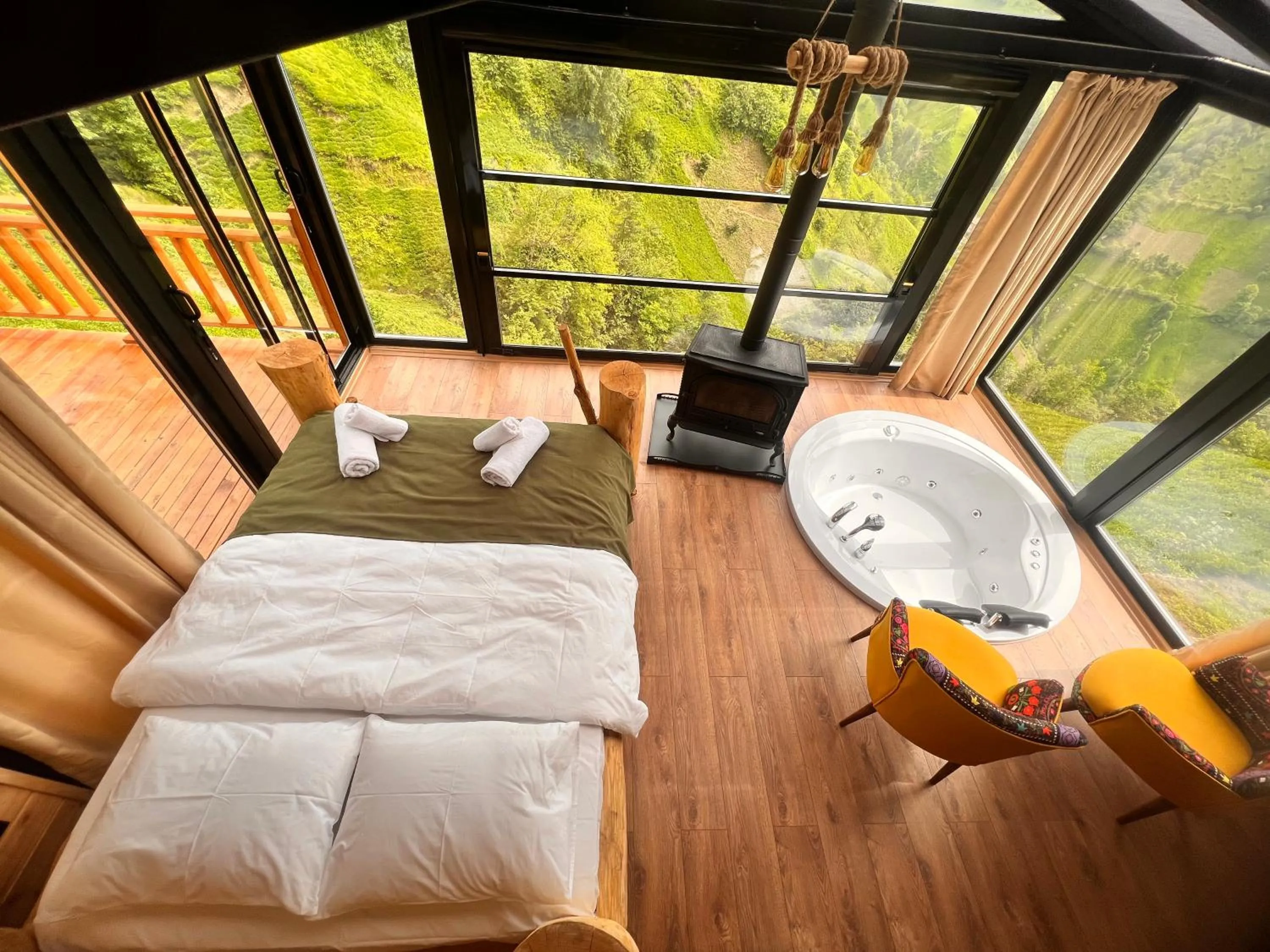 Bed in Northland Bungalows