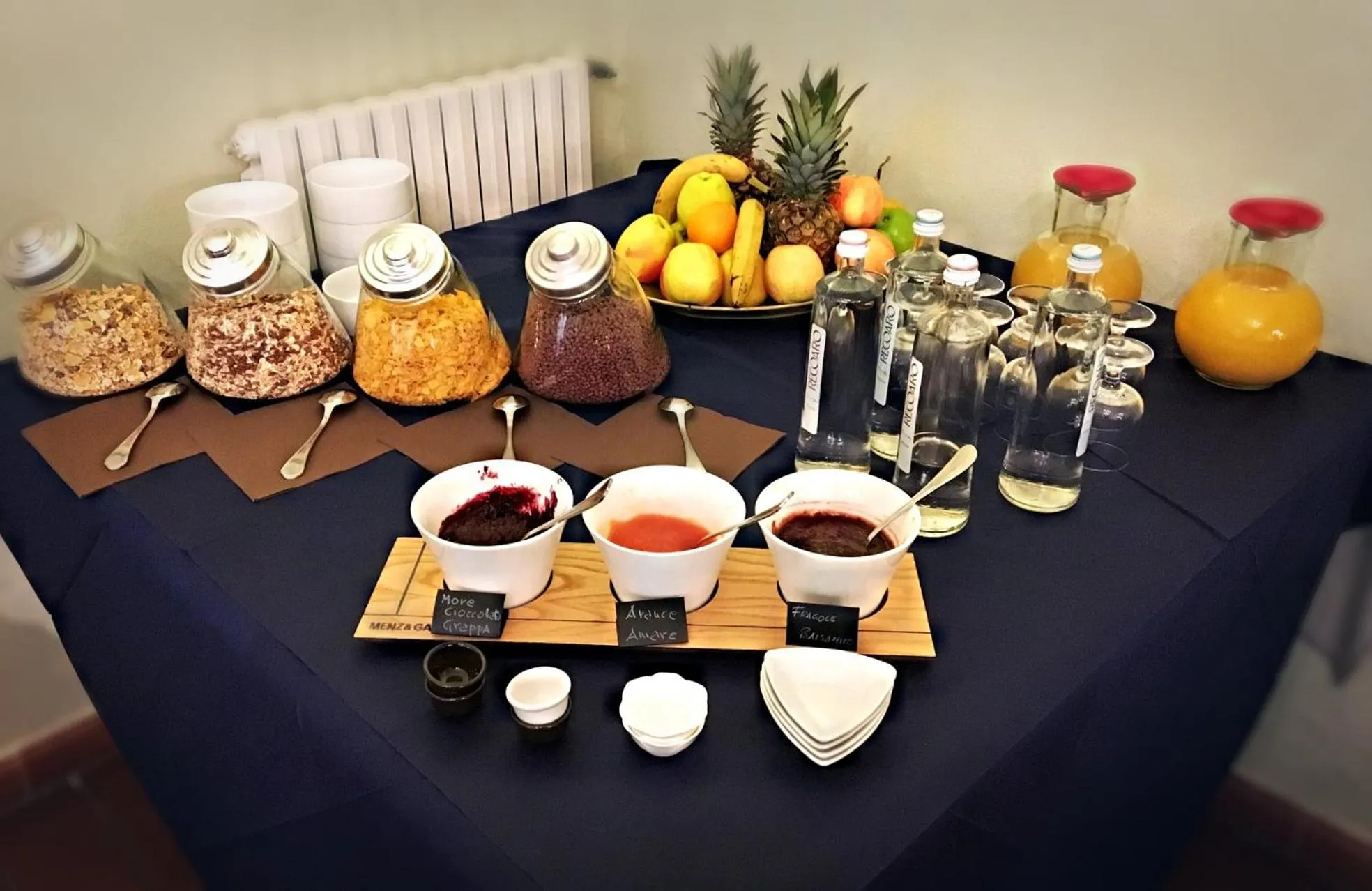 Food and drinks in Hotel San Lino