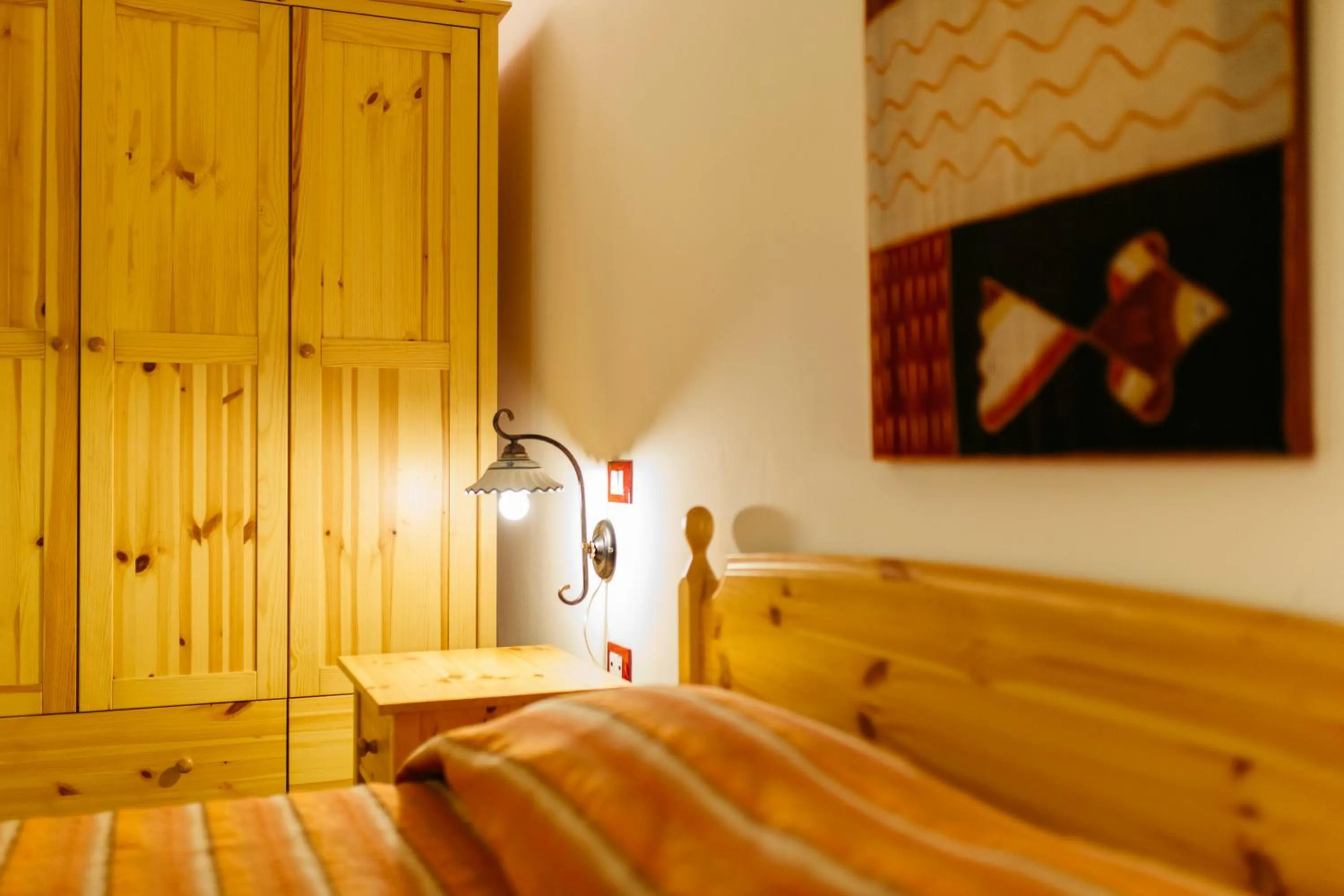 Decorative detail, Bed in Residence Del Casalnuovo