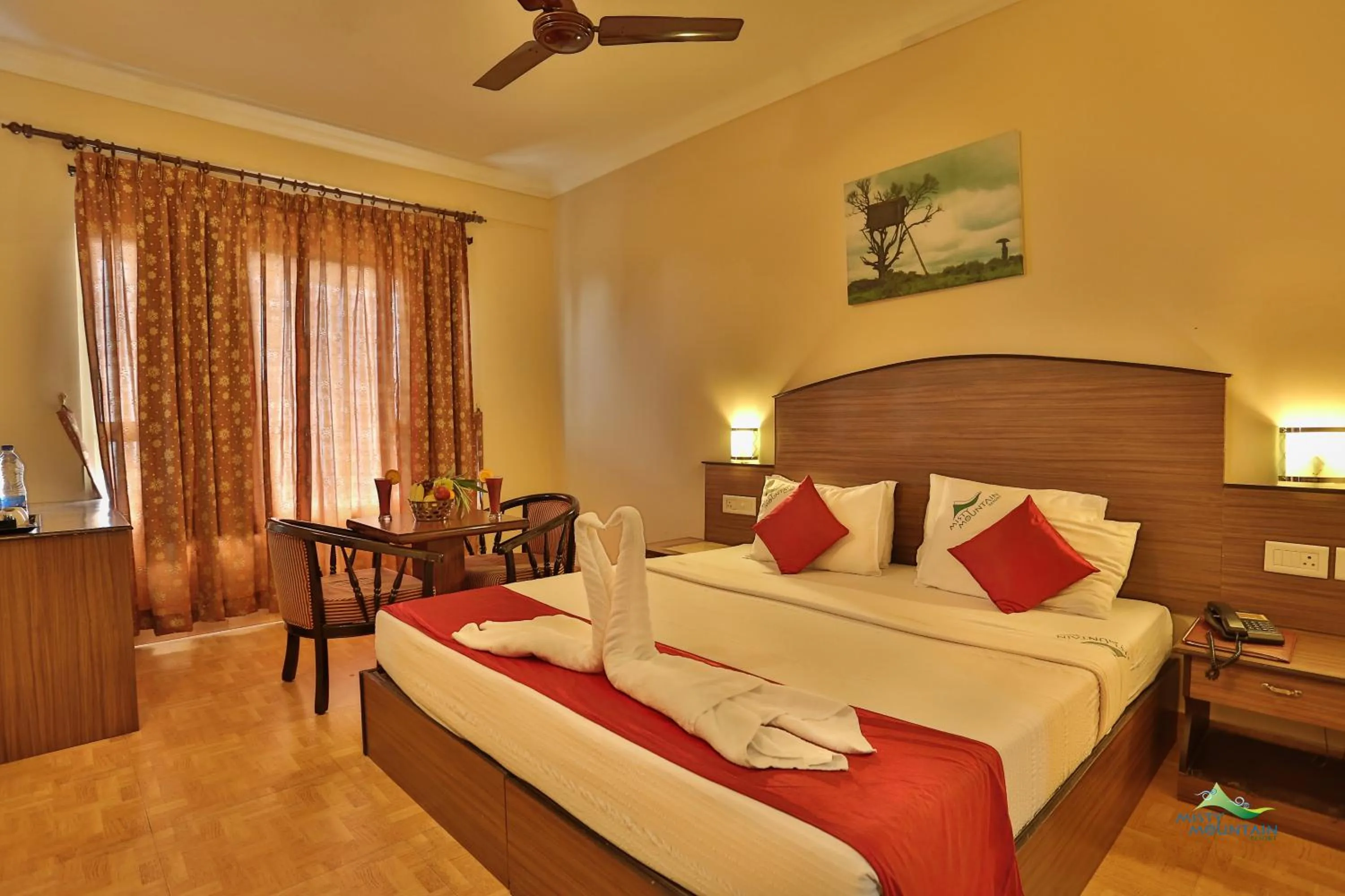 Bed in Misty Mountain Resort