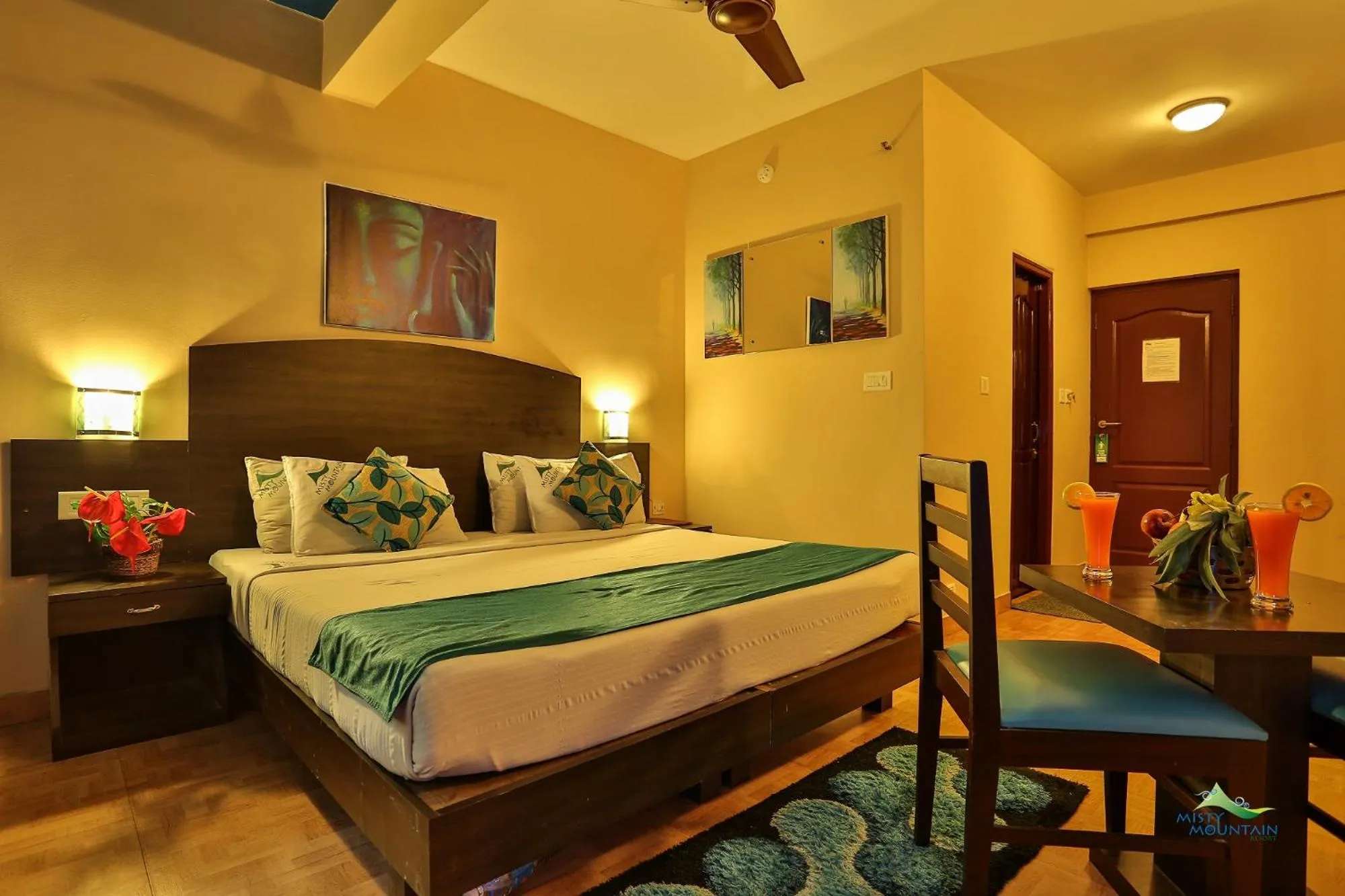 Bed in Misty Mountain Resort