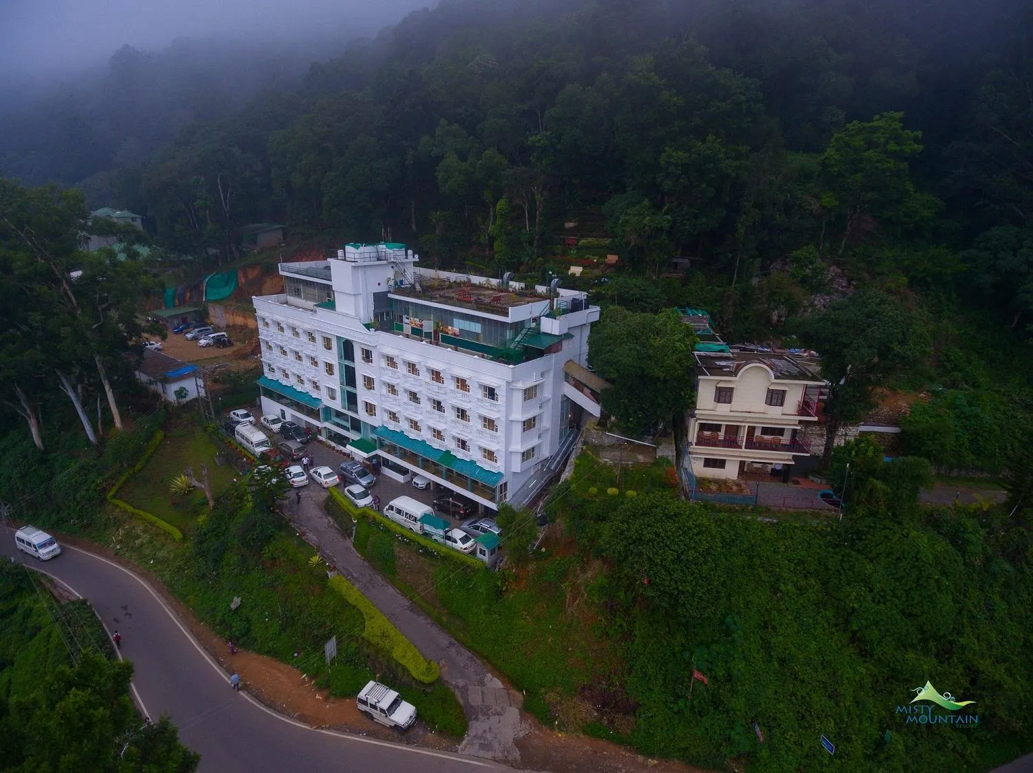 Bird's eye view in Misty Mountain Resort