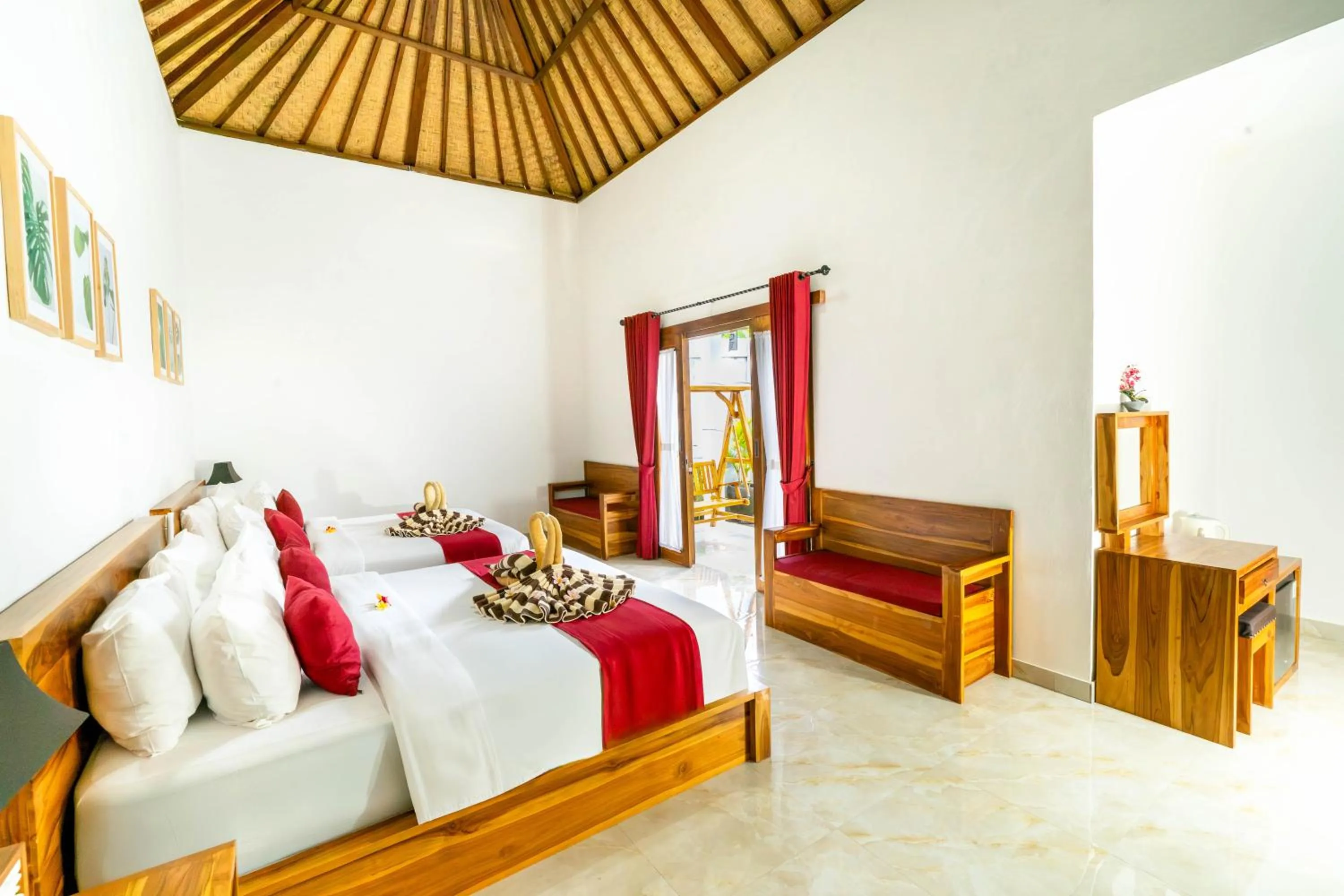 Bedroom, Bed in Innora Jungle Resort And Spa