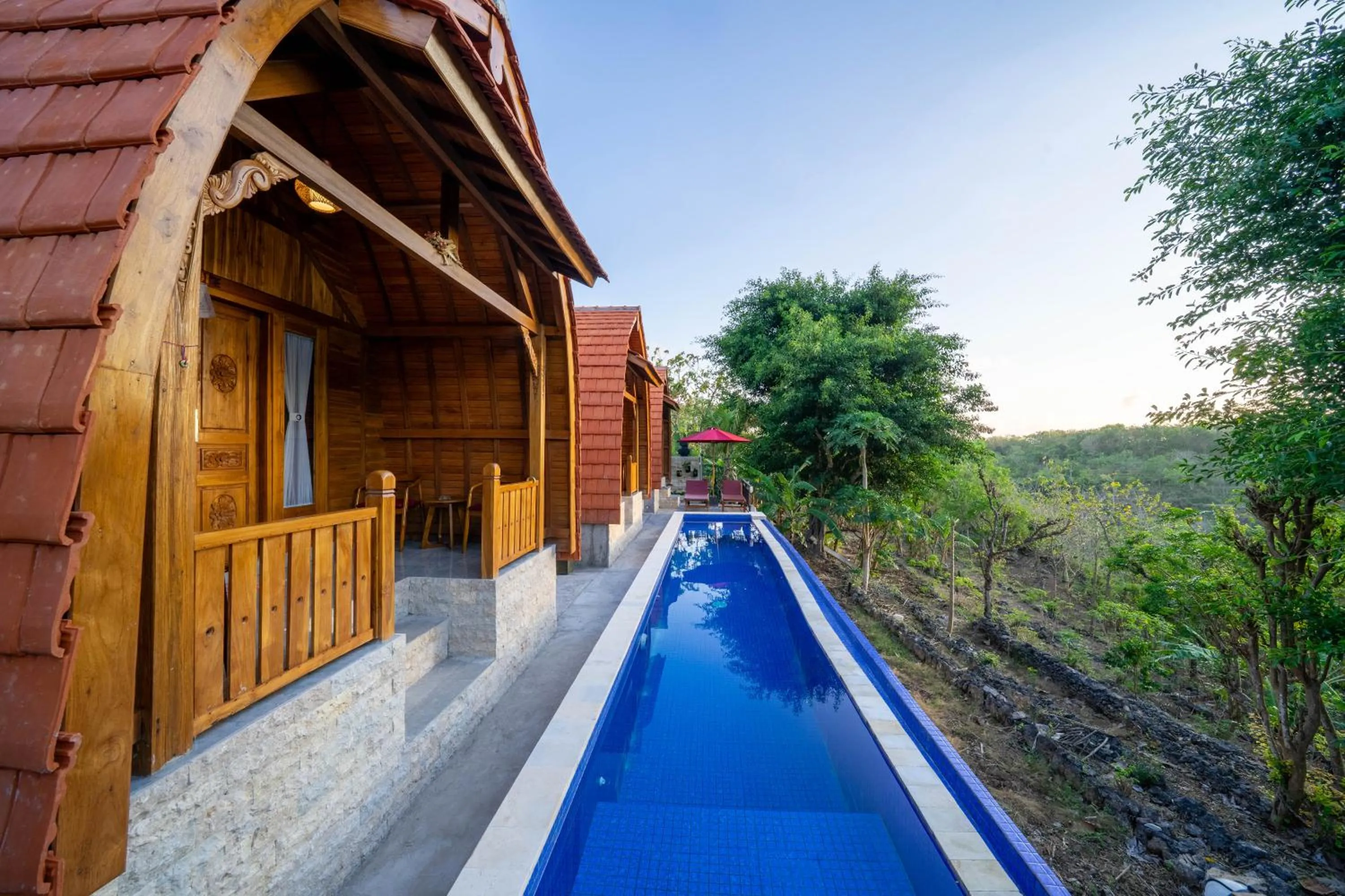 Pool view in Innora Jungle Resort And Spa