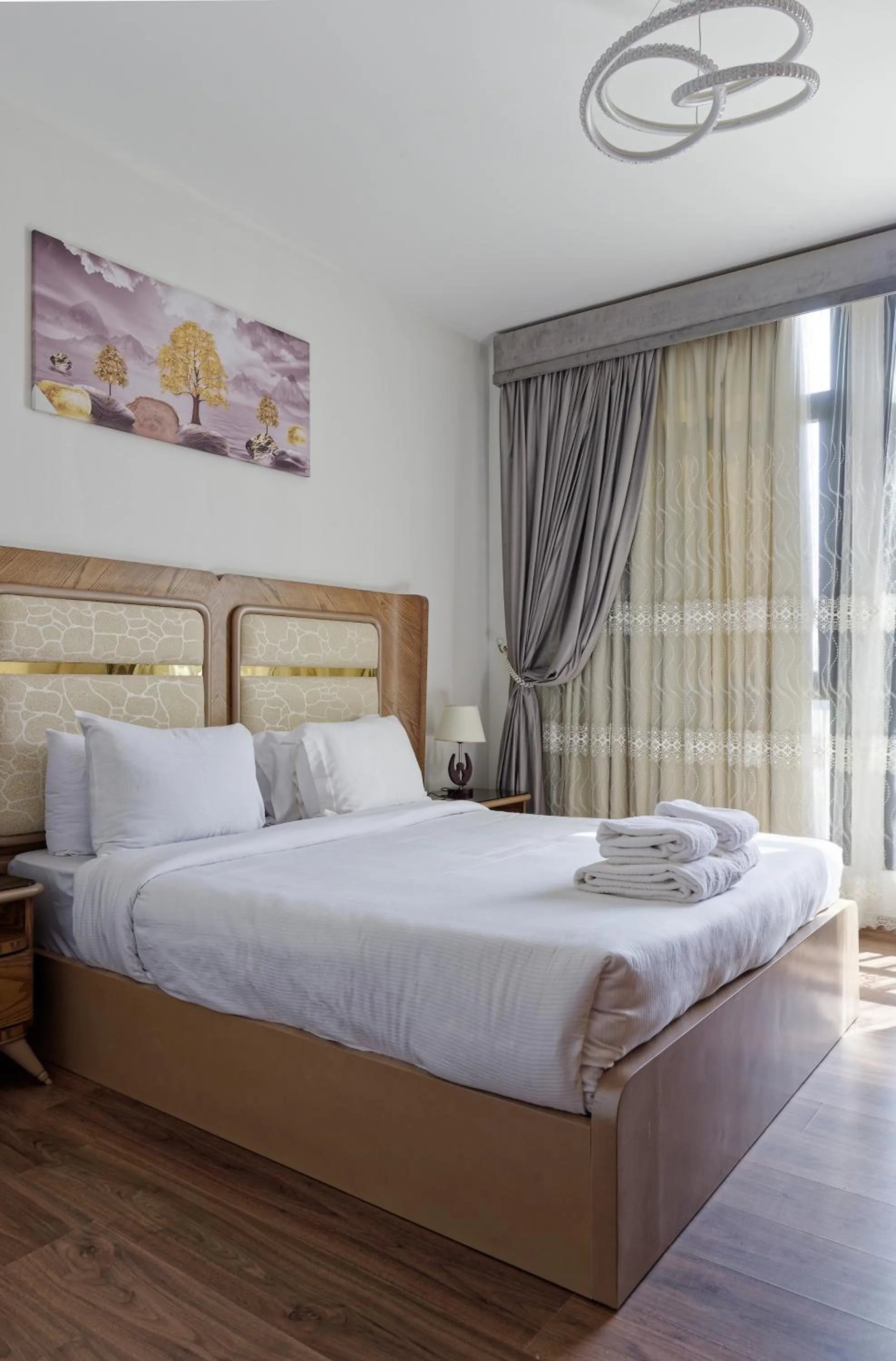Bed in VESTA - Cairo Festival City Residence