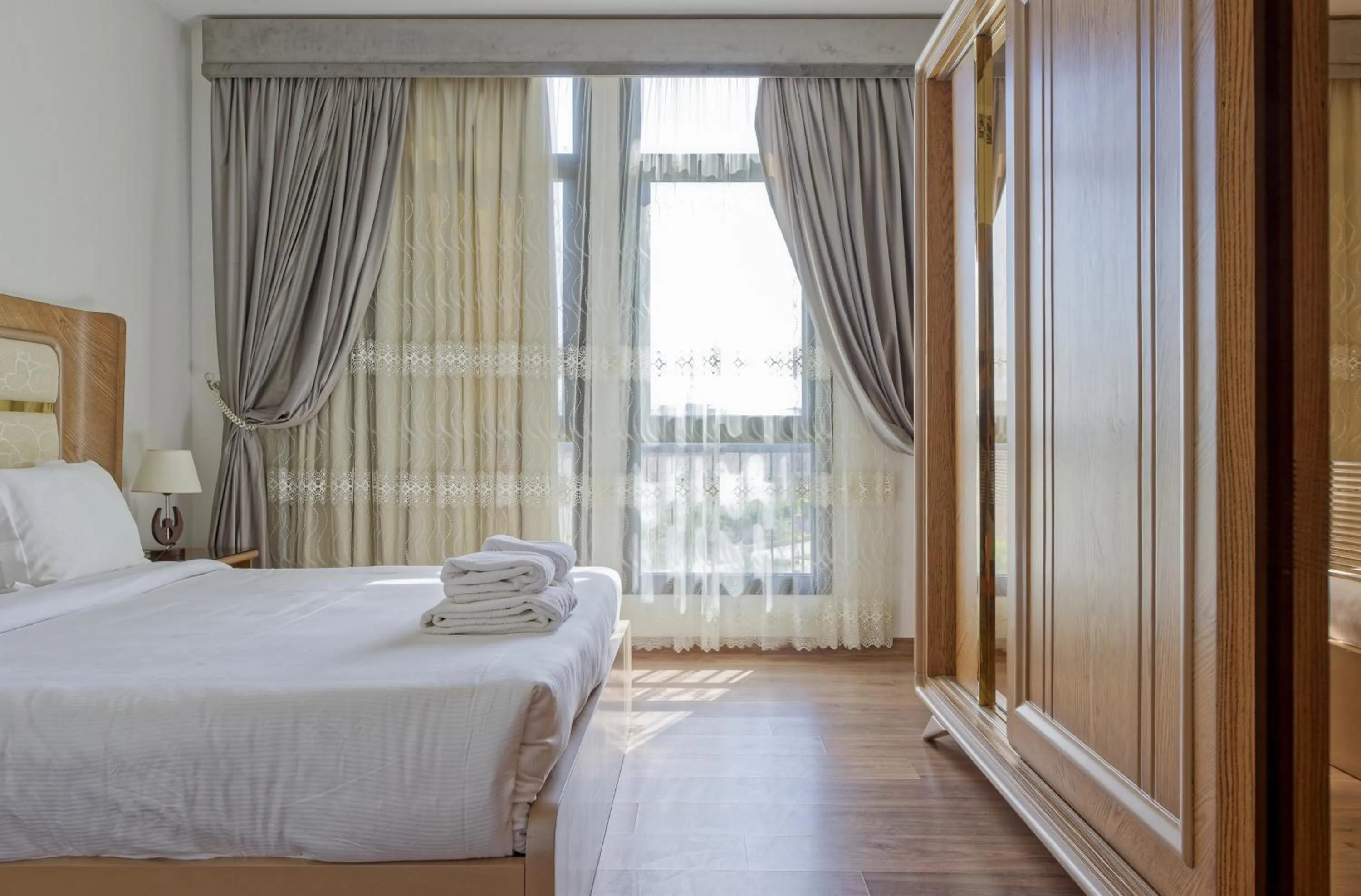 Bed in VESTA - Cairo Festival City Residence