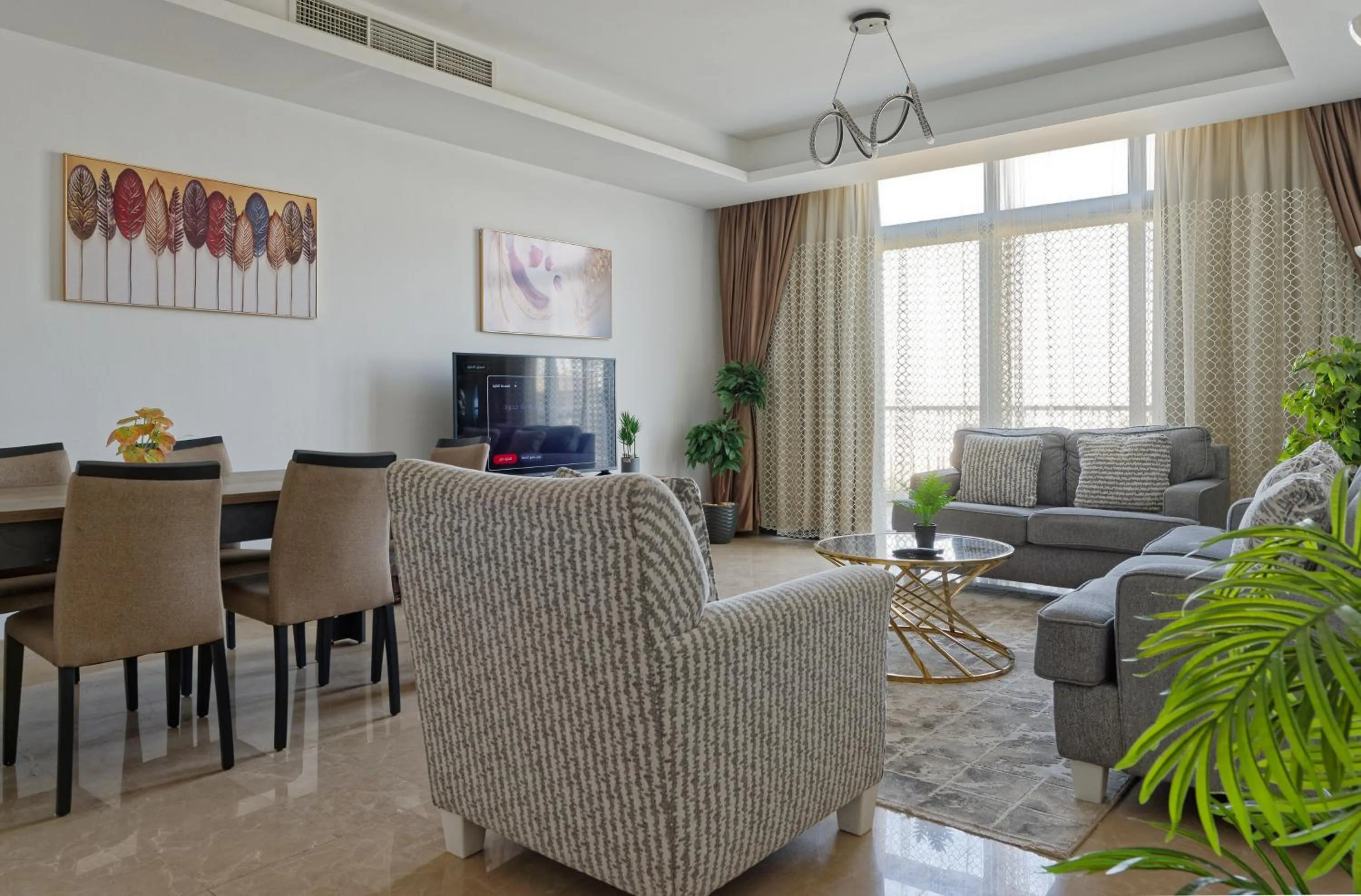Living room in VESTA - Cairo Festival City Residence