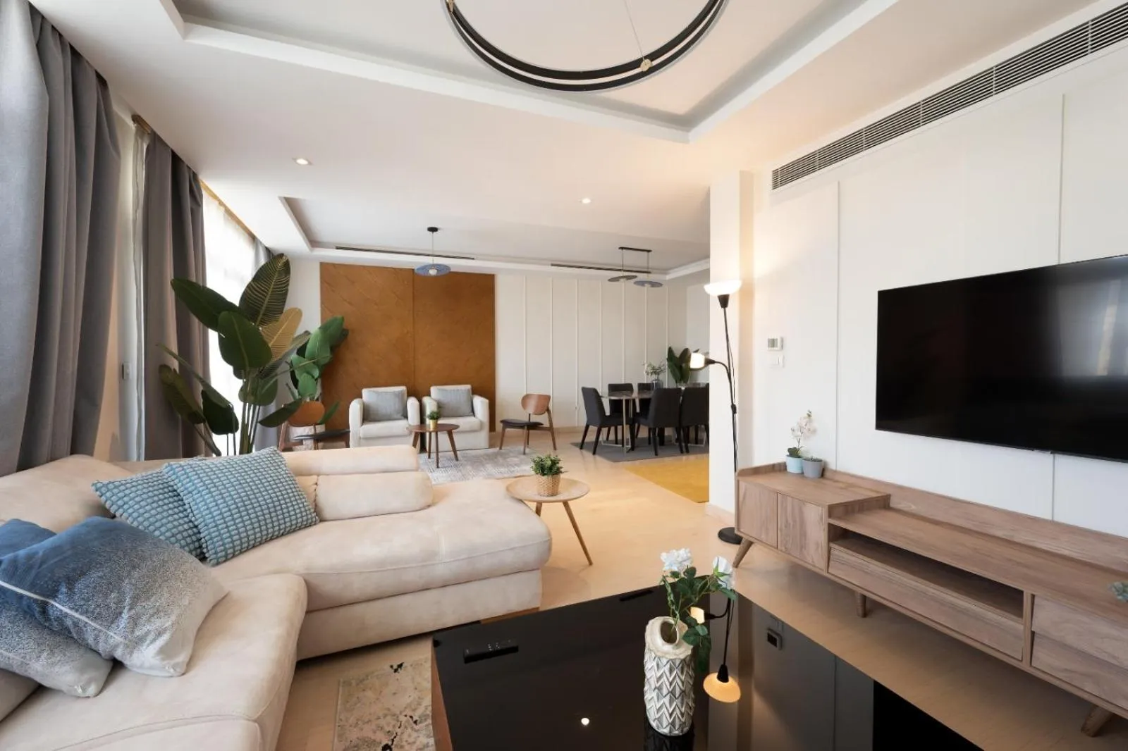 Three-Bedroom Apartment with Balcony in VESTA - Cairo Festival City Residence