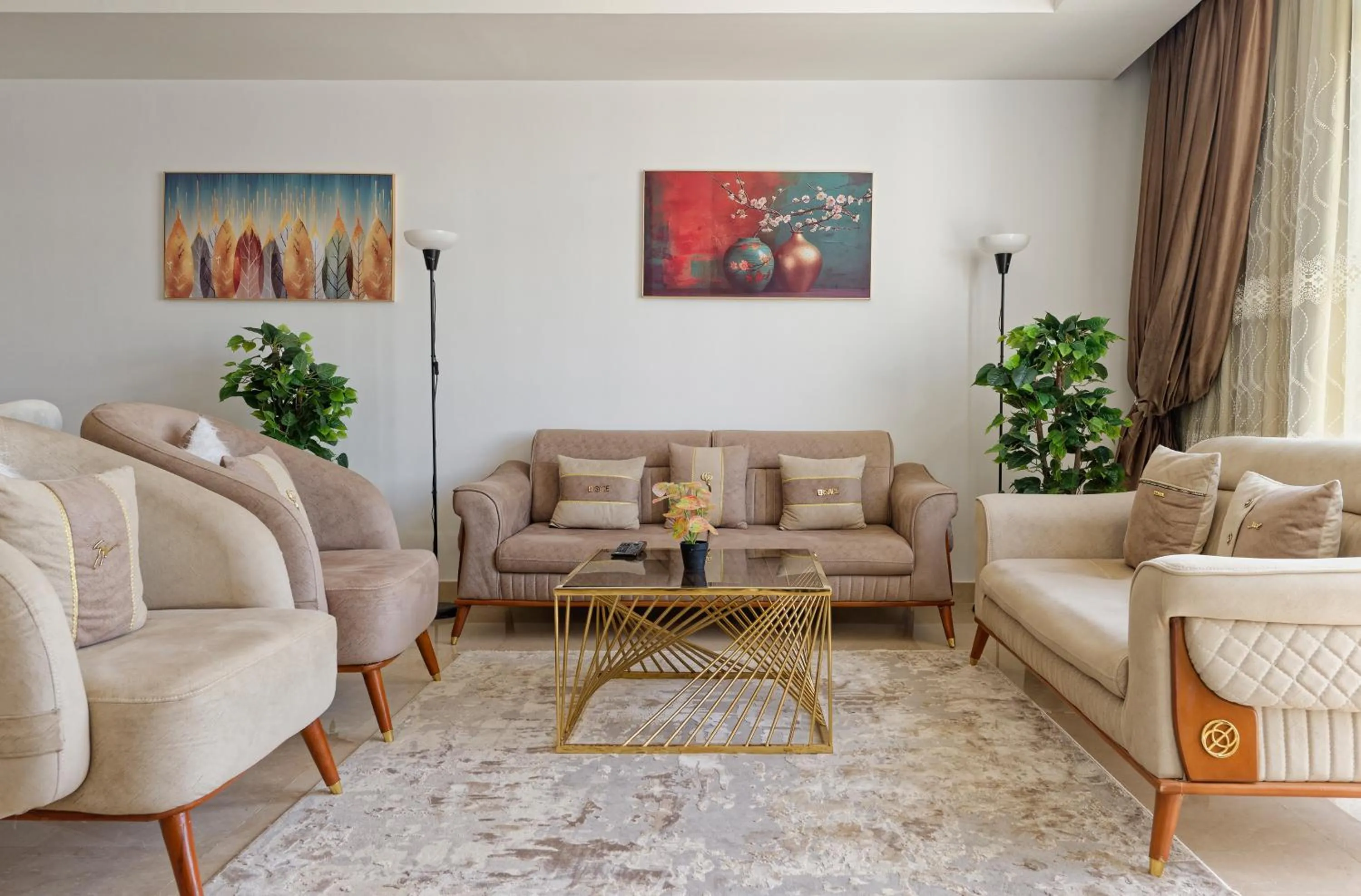 Living room in VESTA - Cairo Festival City Residence