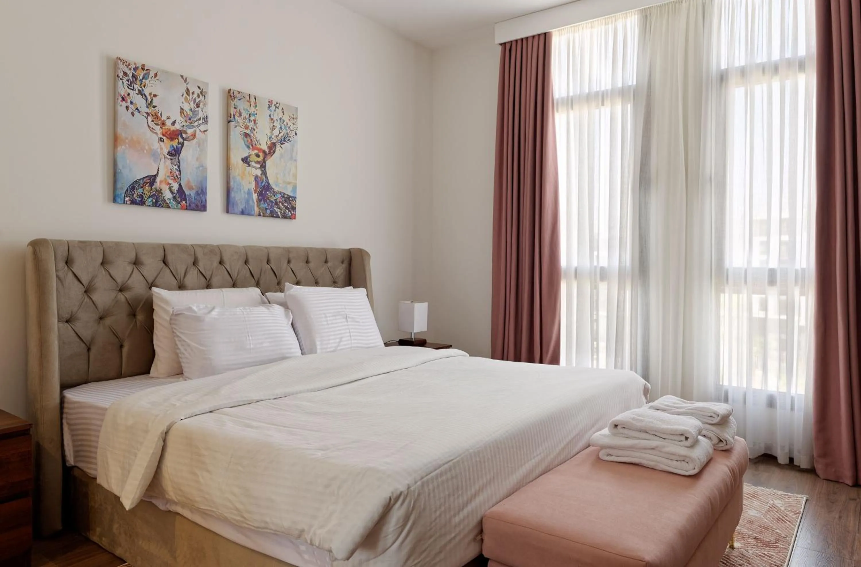 Bedroom, Bed in VESTA - Cairo Festival City Residence