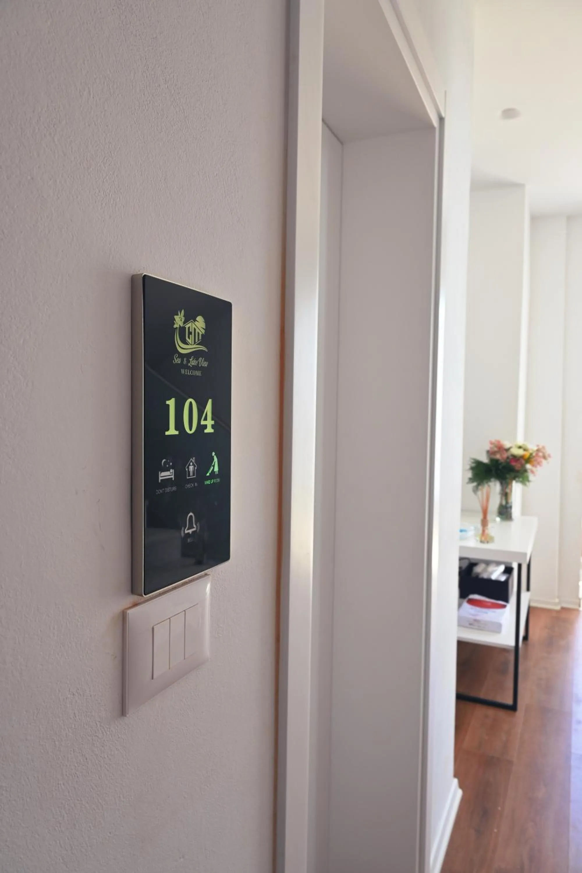 Text overlay in SEA & LAKE VIEW VILLA