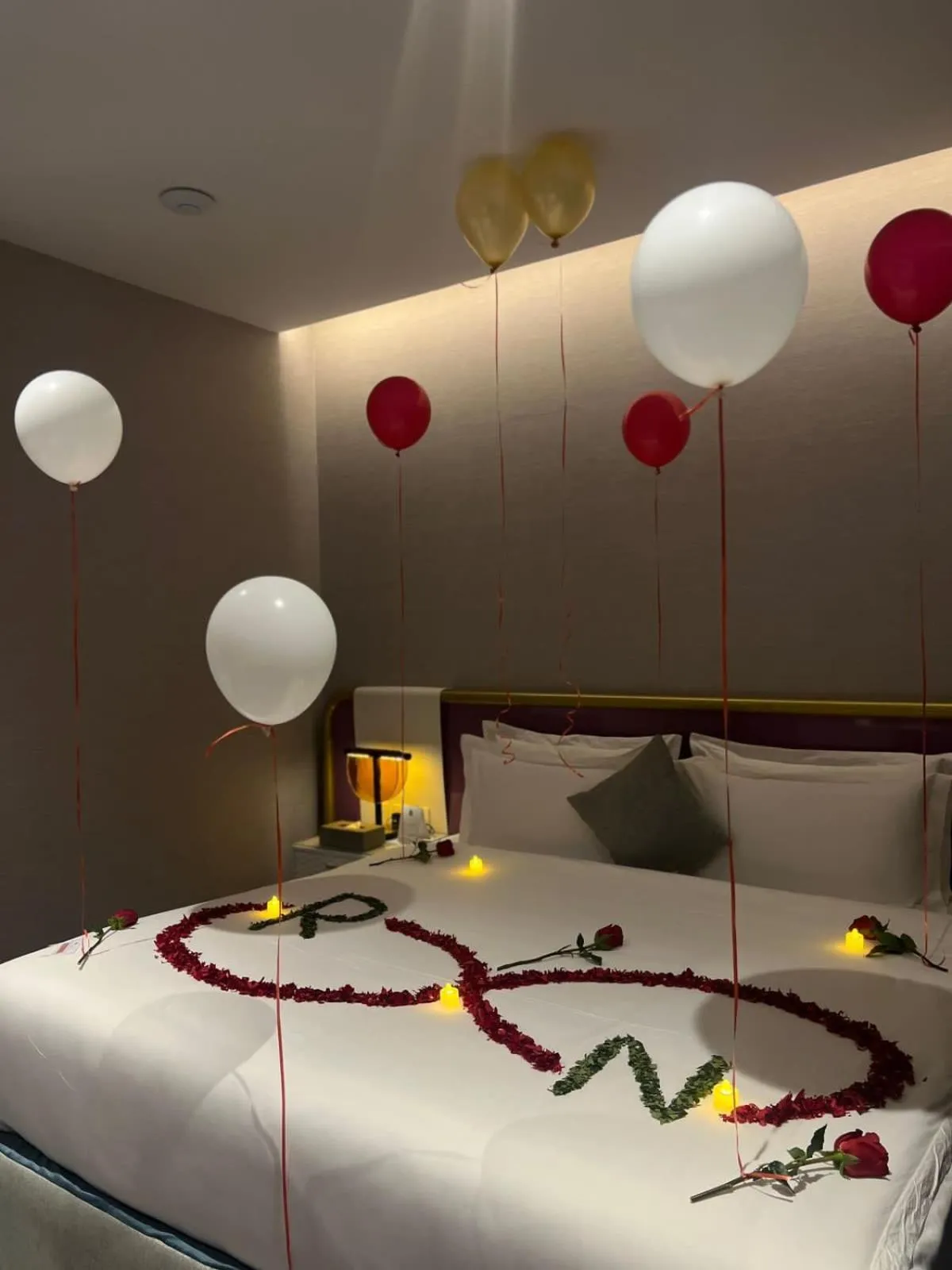 Bed in Marvelous Hotel