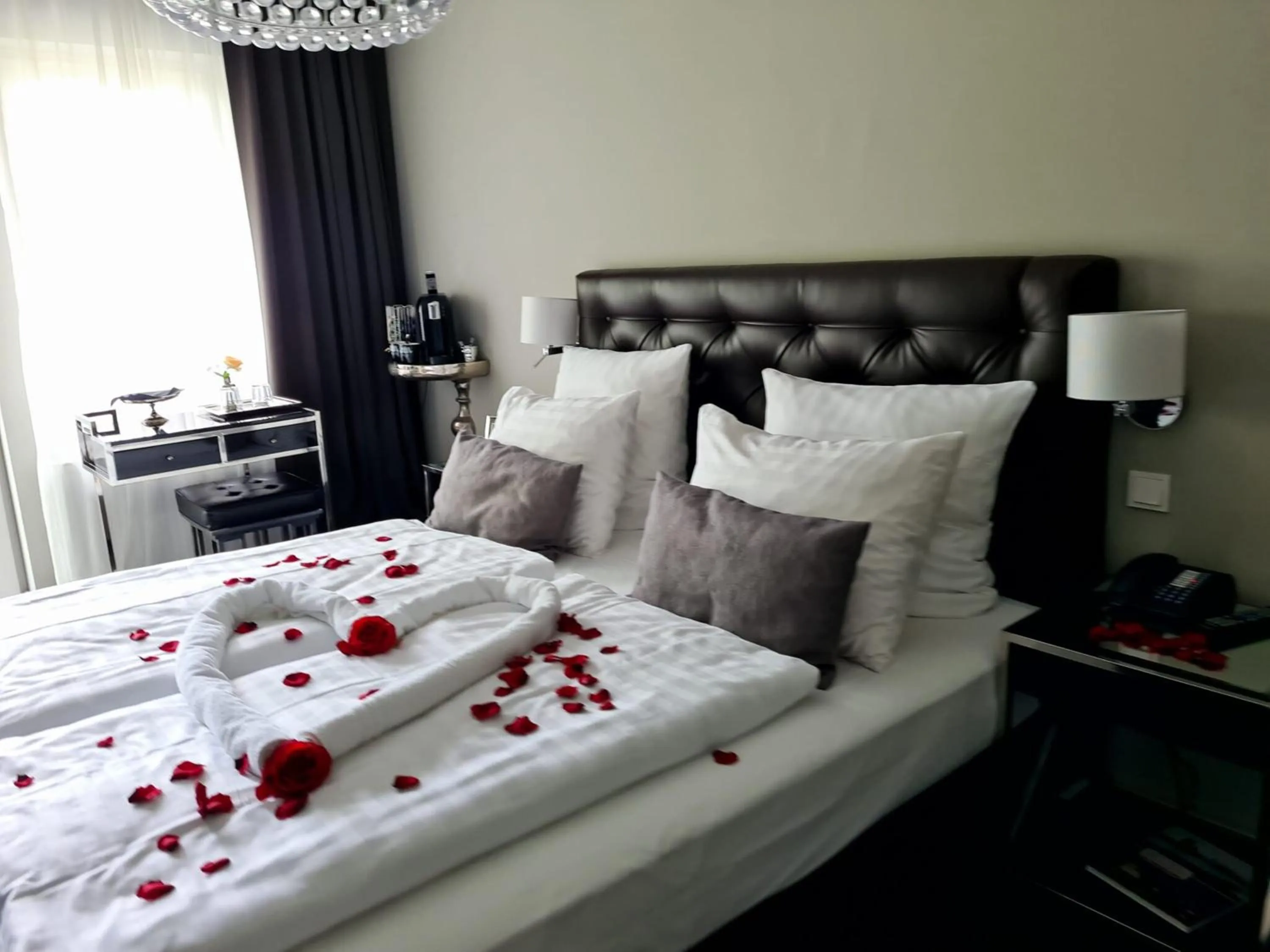 Bed in Villahotel Rheinblick