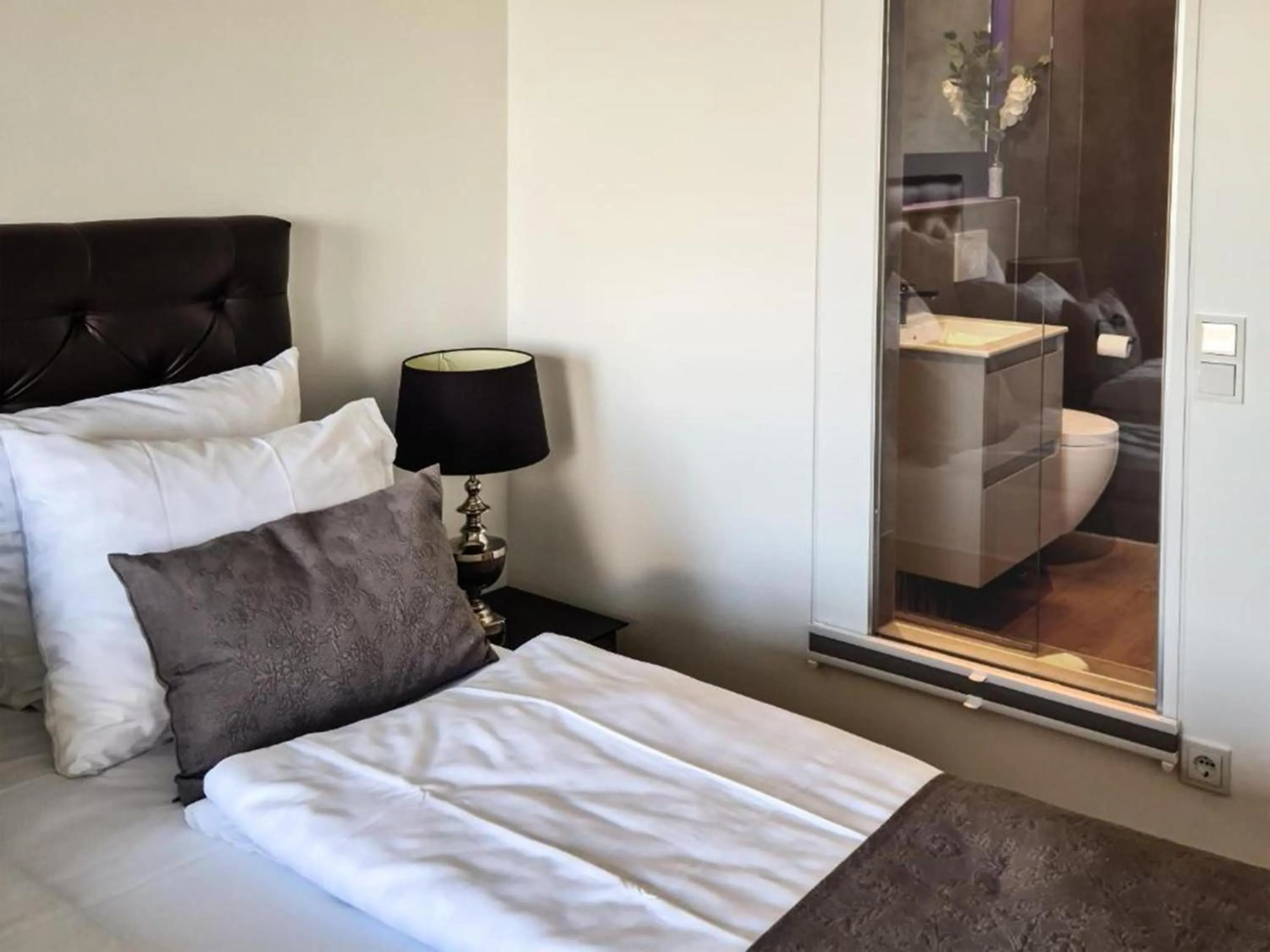 Bed in Rheinblick Apartments