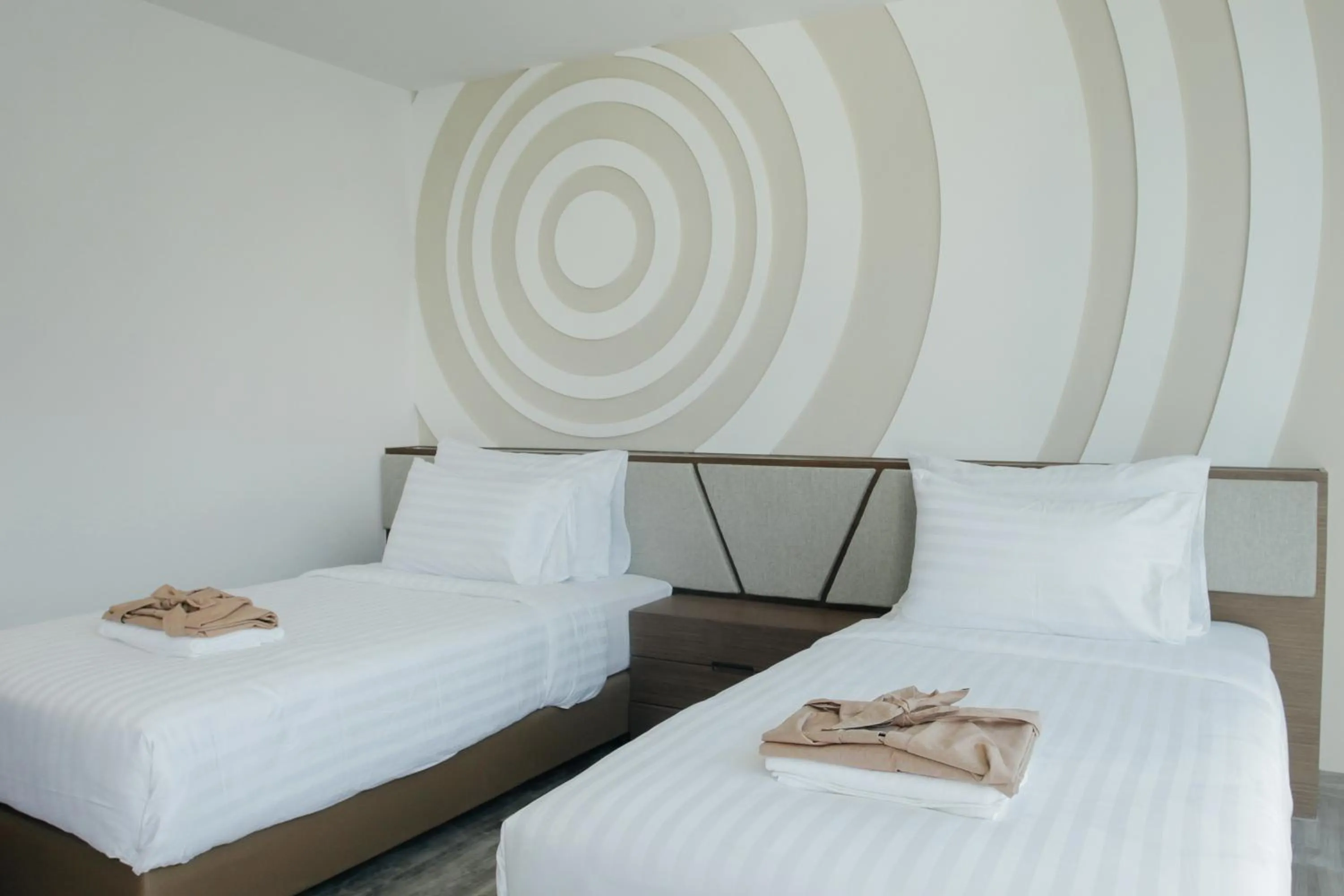 Bed in Olive Hotel Bangkok 64