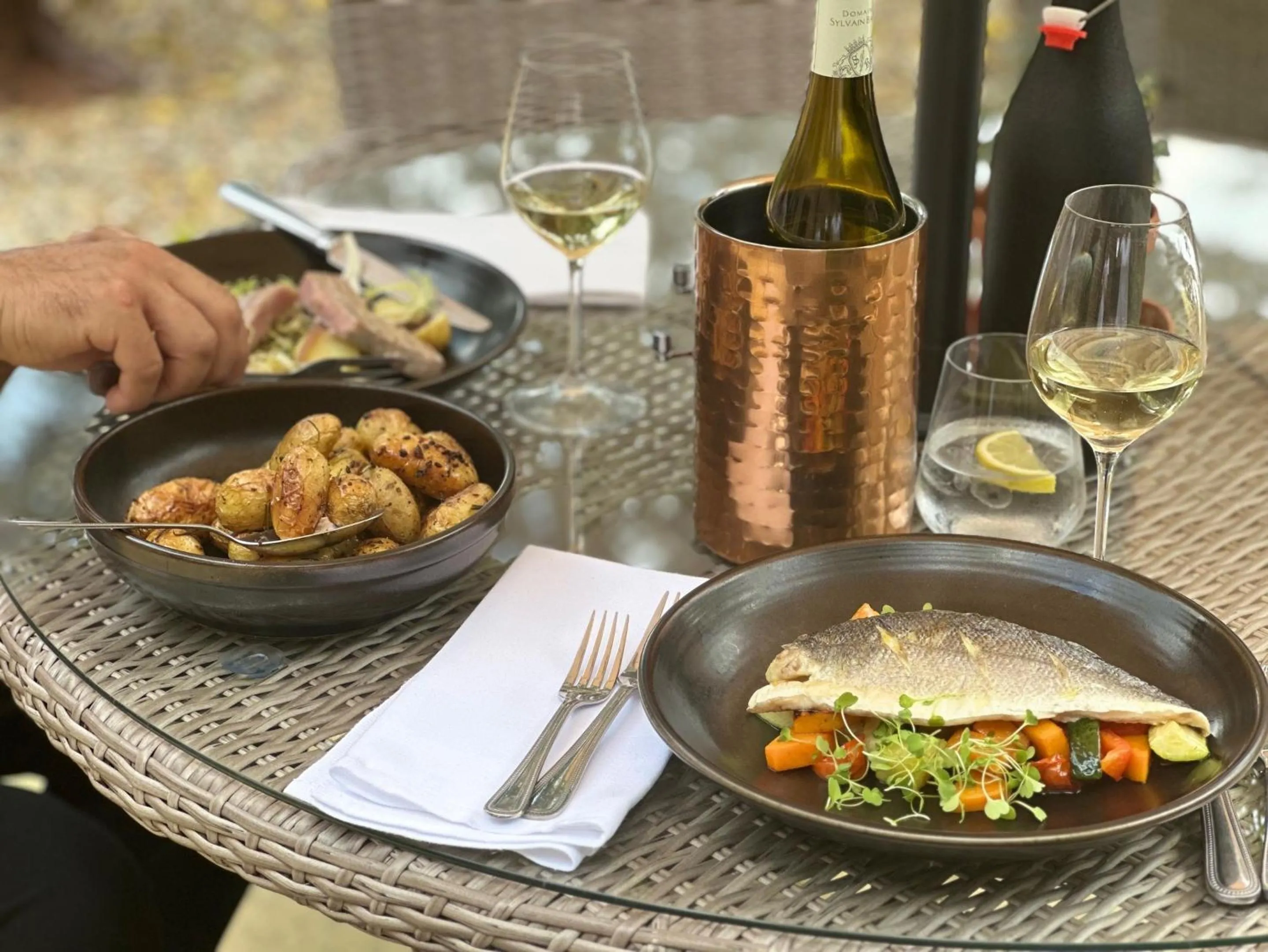 Dining area in Brickfields Farm