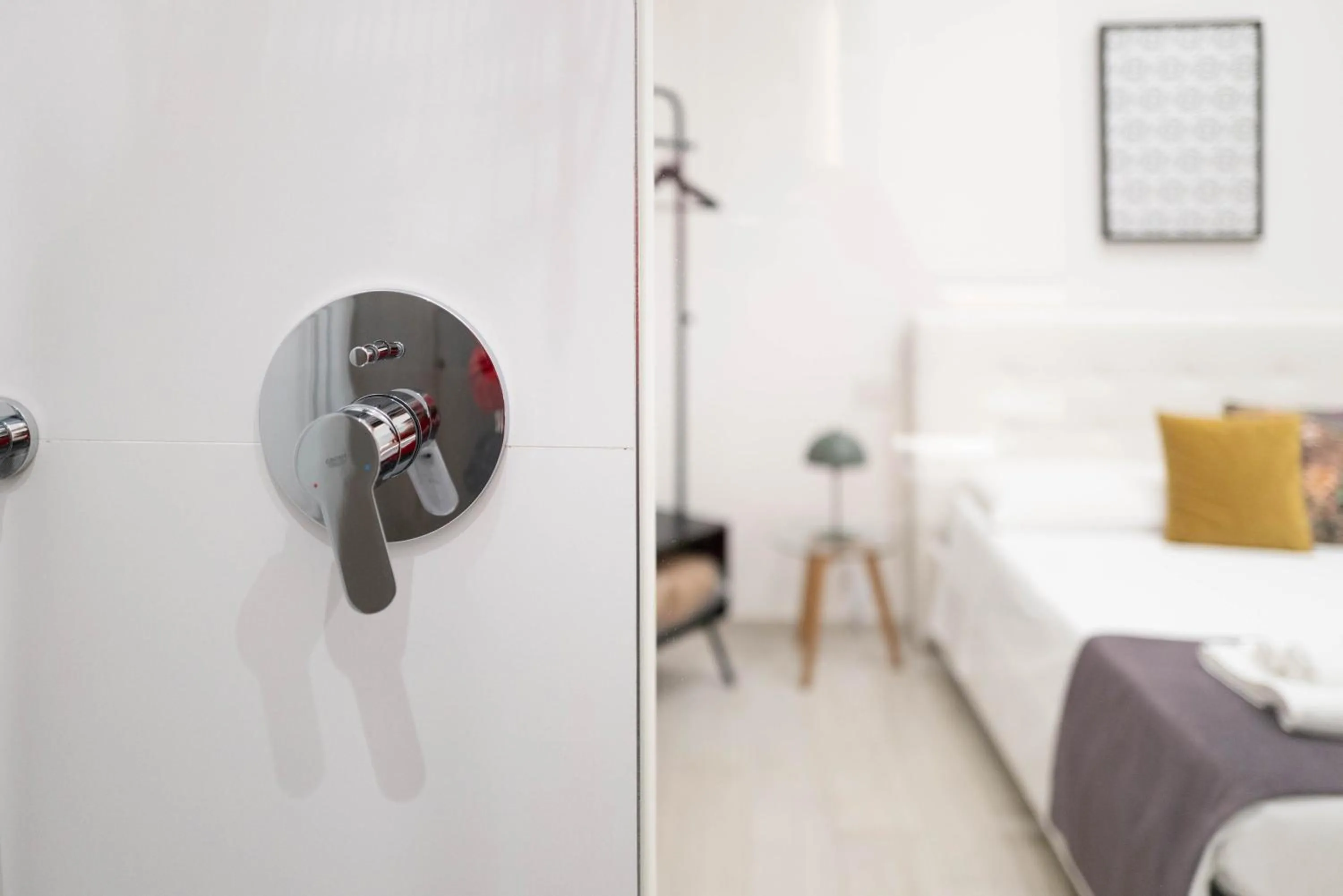 Shower, Bed in Vivarum b&b