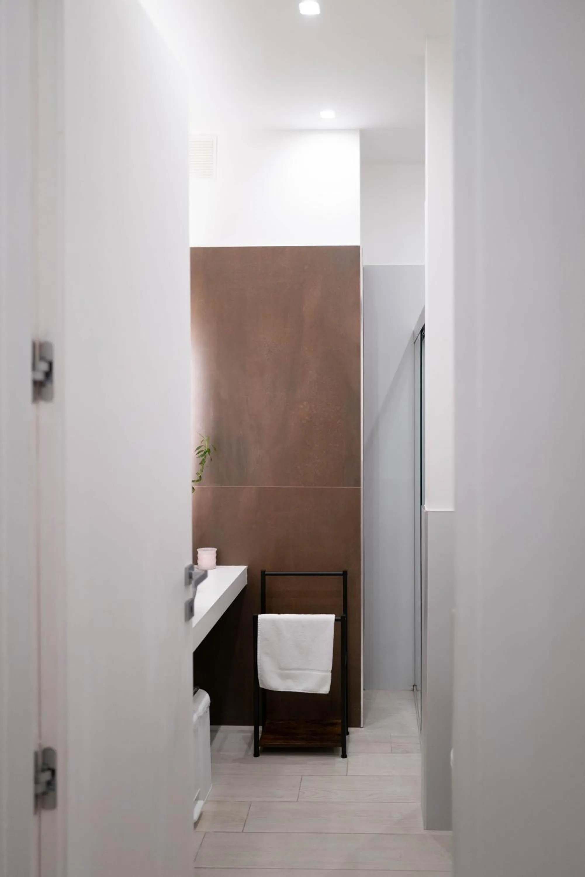 Bathroom, Bed in Vivarum b&b