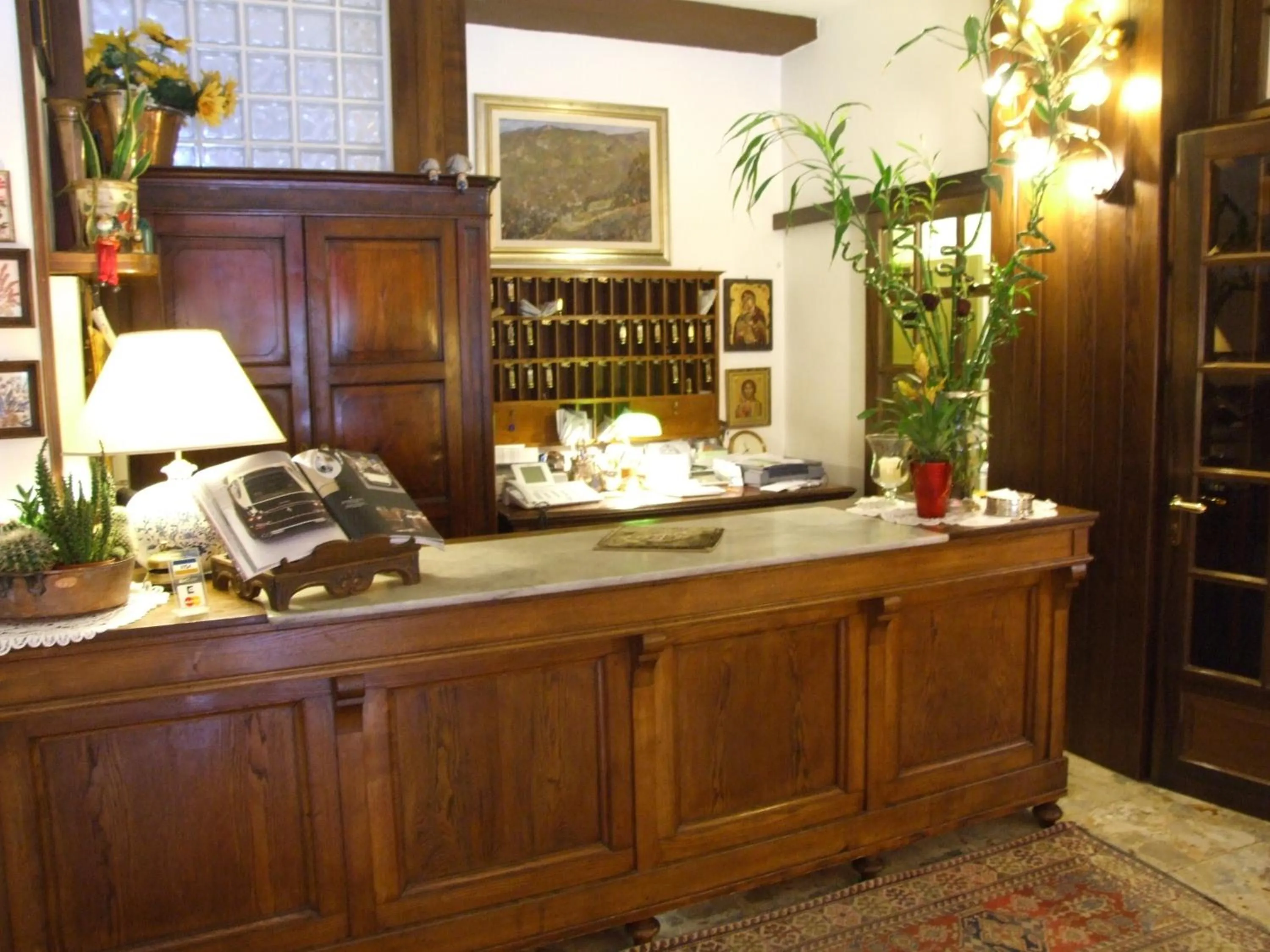 Lobby or reception in Hotel Cimone